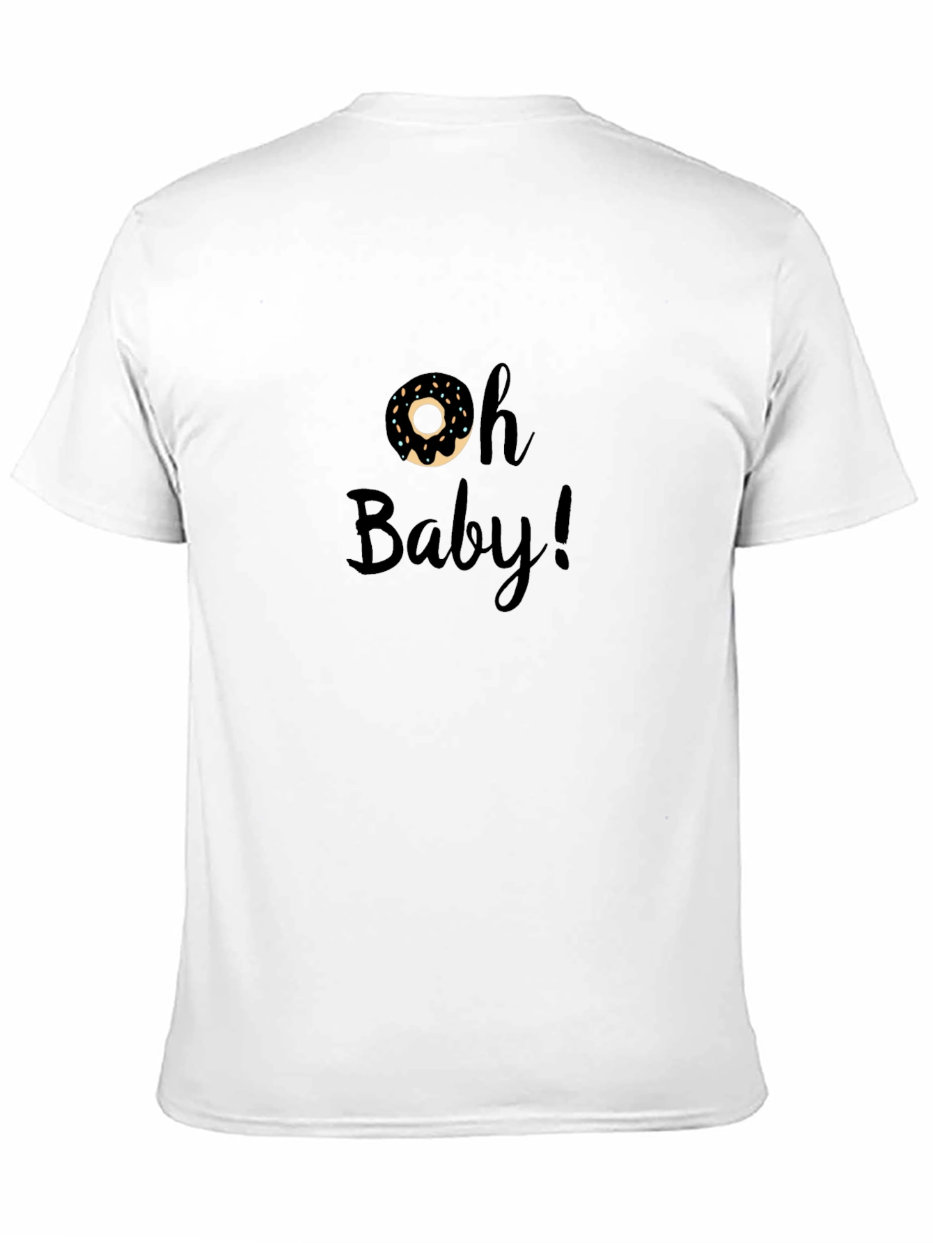 Oh Baby! Donut Graphic Tee - Black