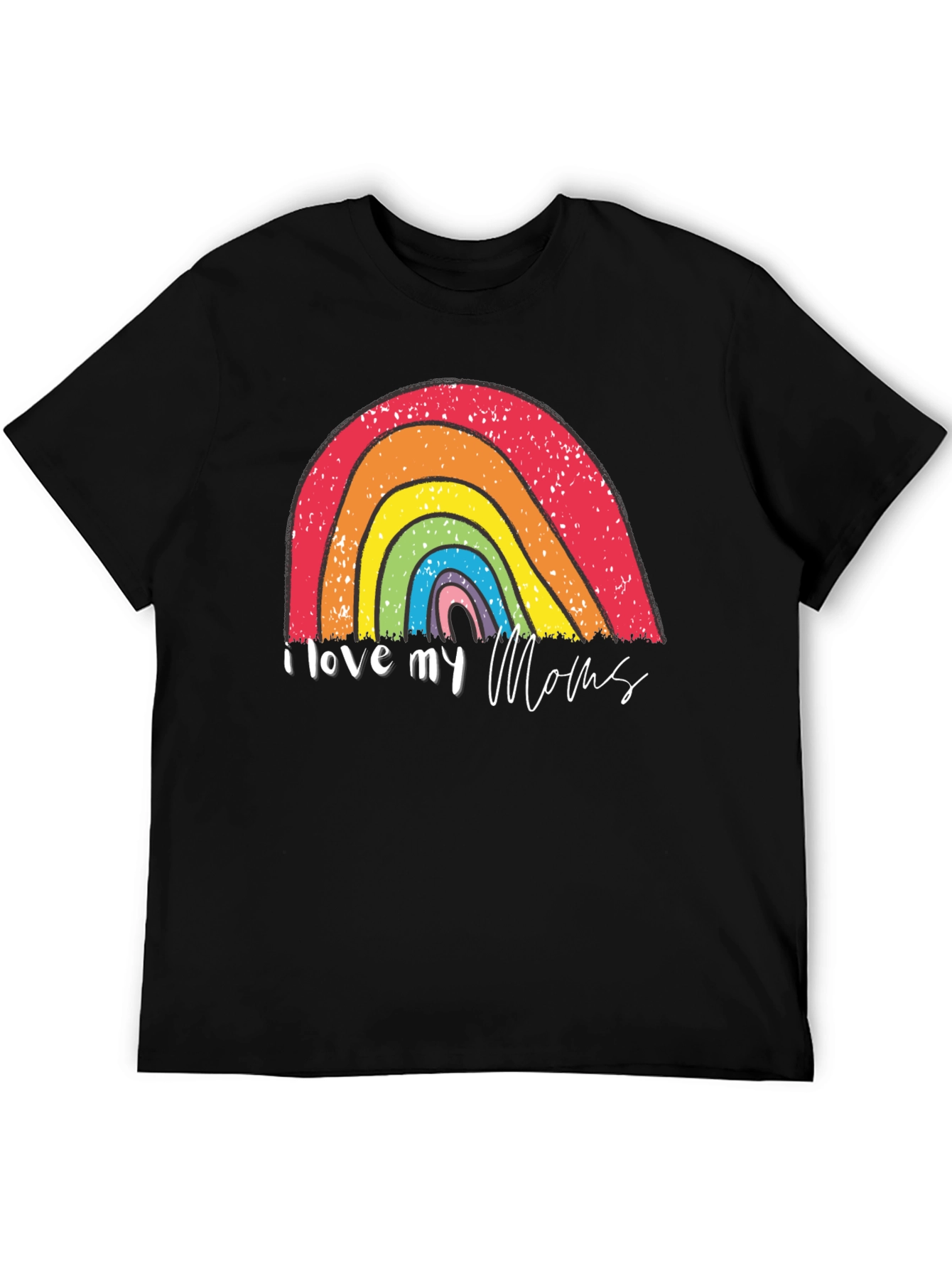 I Love My Moms Rainbow Pride T-Shirt