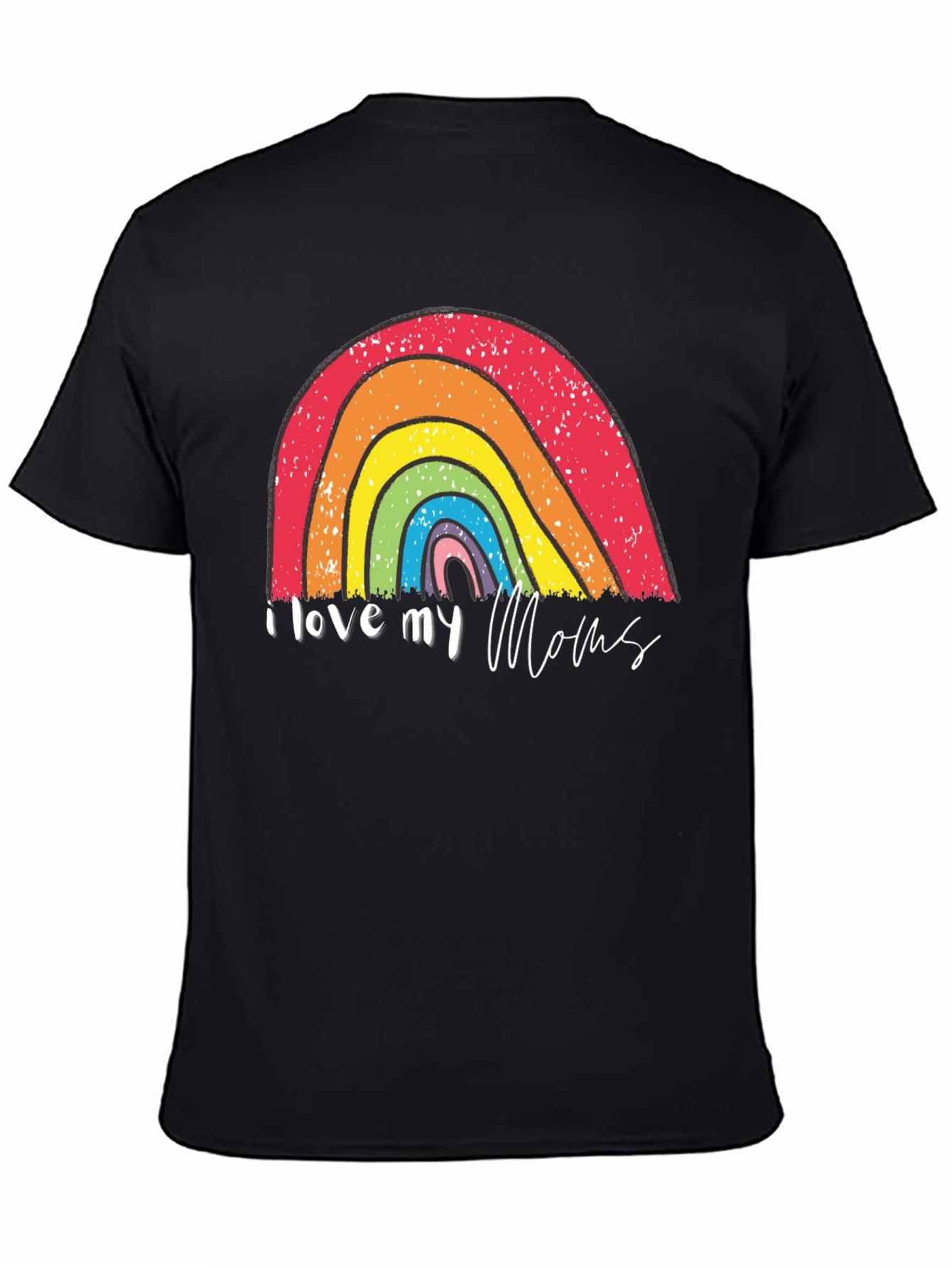 I Love My Moms Rainbow Pride T-Shirt