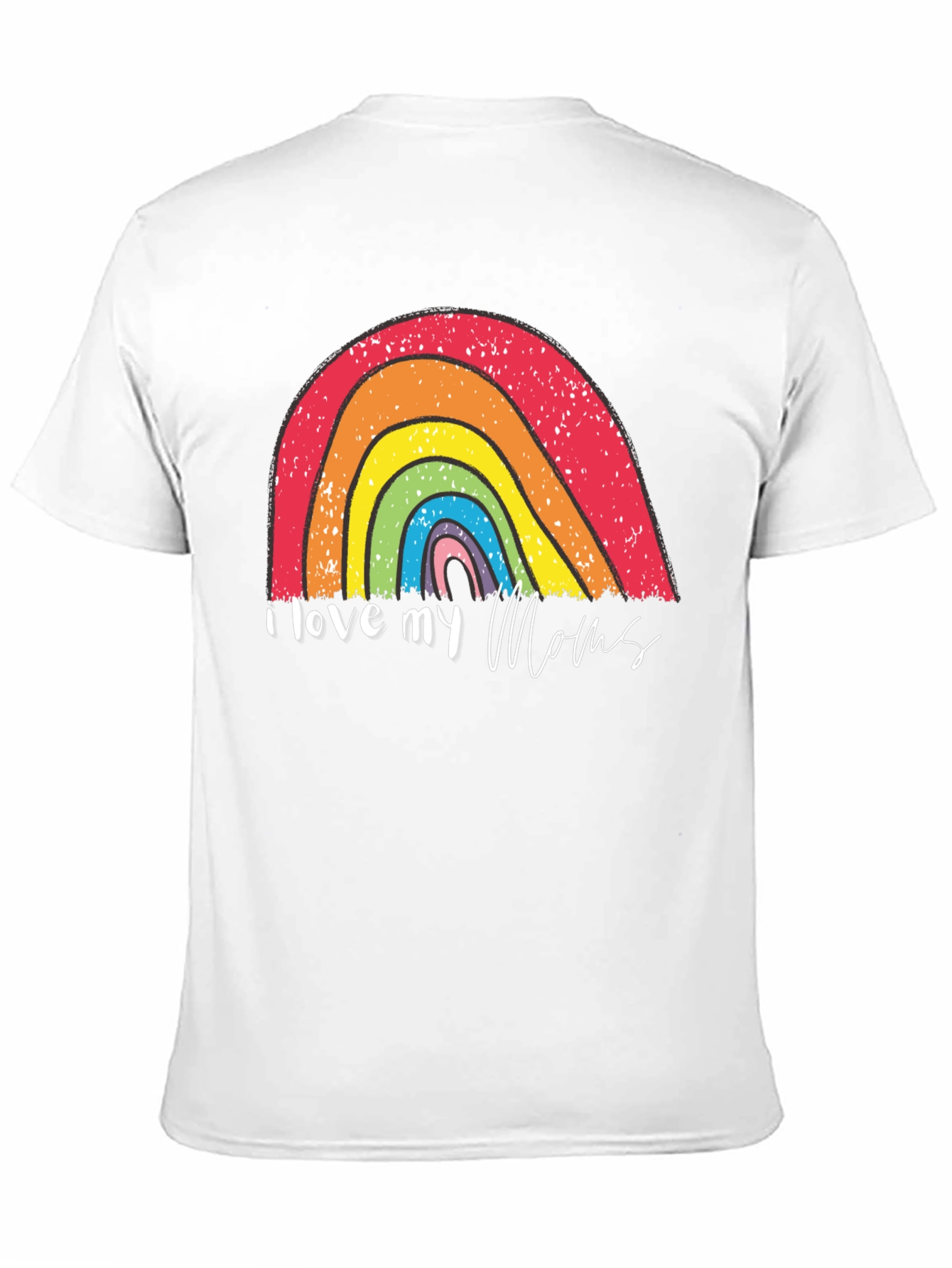 I Love My Moms Rainbow Pride T-Shirt