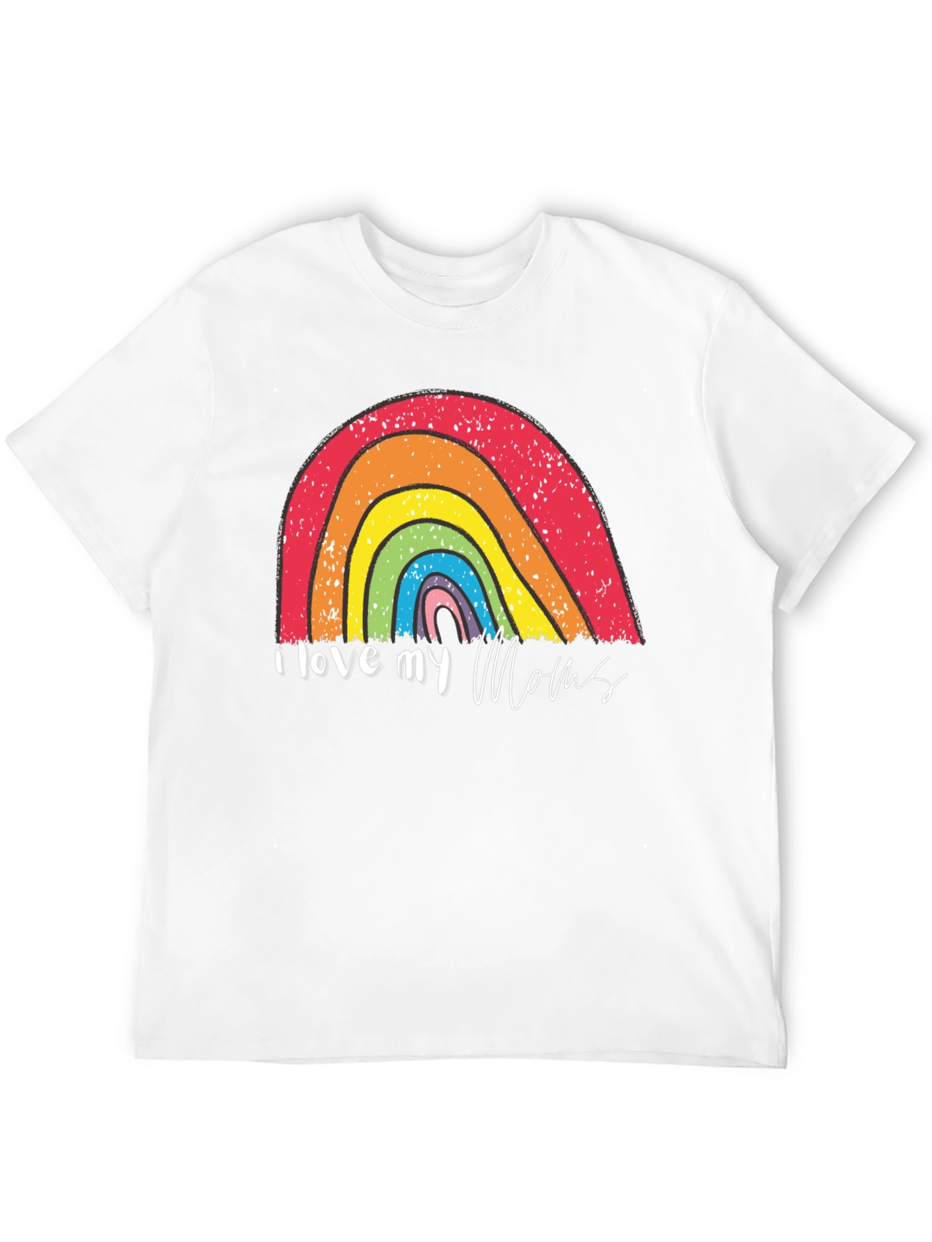 I Love My Moms Rainbow Pride T-Shirt