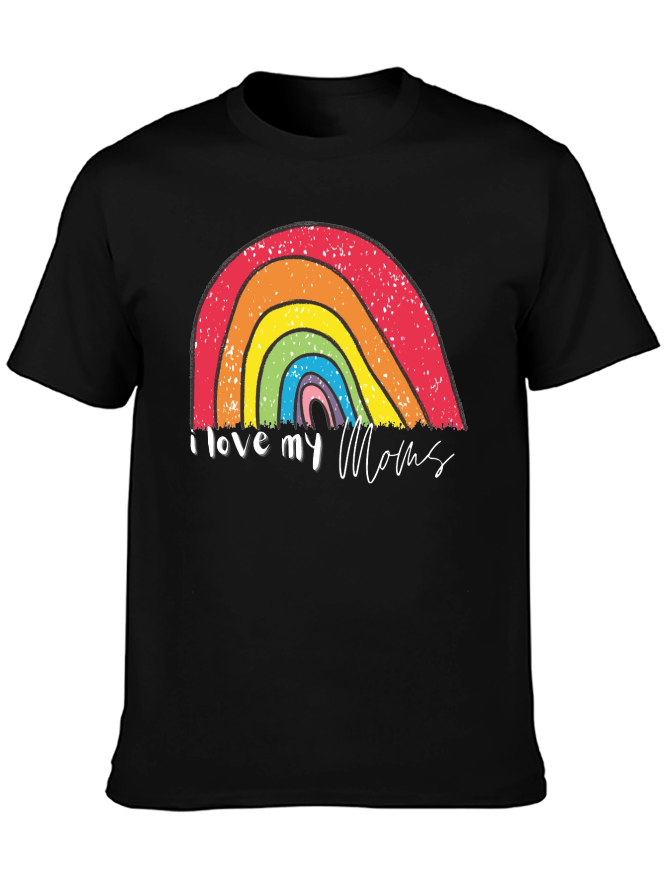 I Love My Moms Rainbow Pride T-Shirt