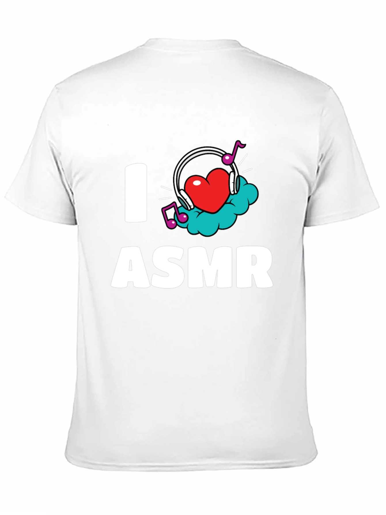 I Love ASMR T-Shirt - Black Graphic Tee