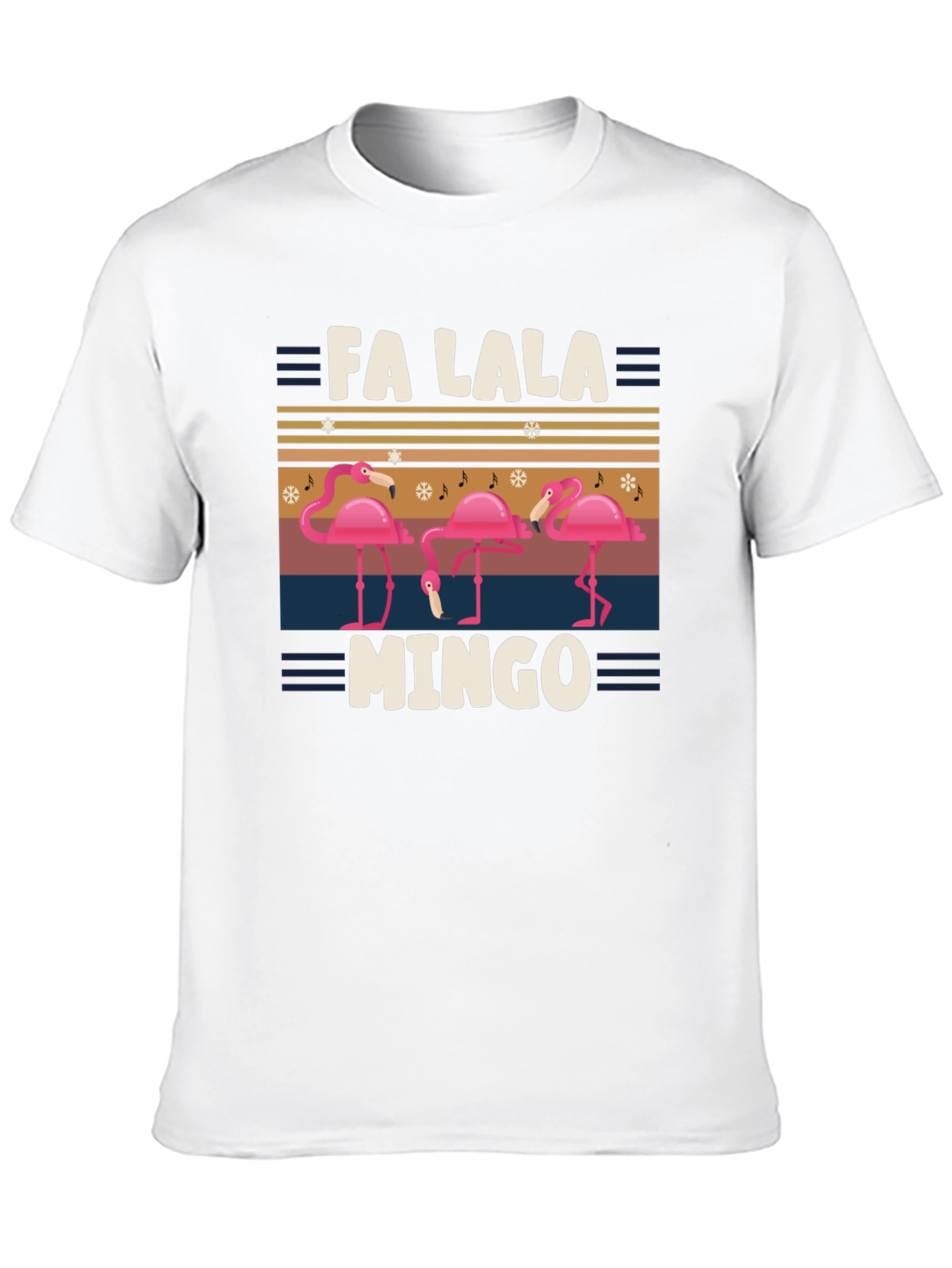 Fa La La Mingo Christmas Flamingo T-Shirt