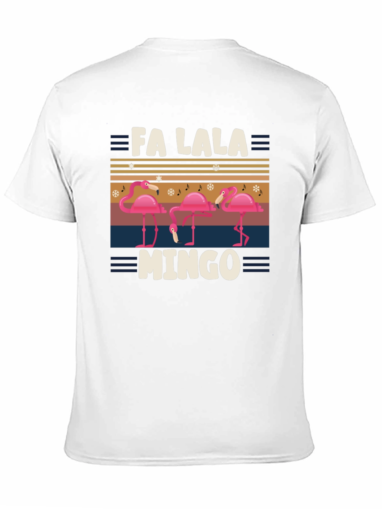 Fa La La Mingo Christmas Flamingo T-Shirt