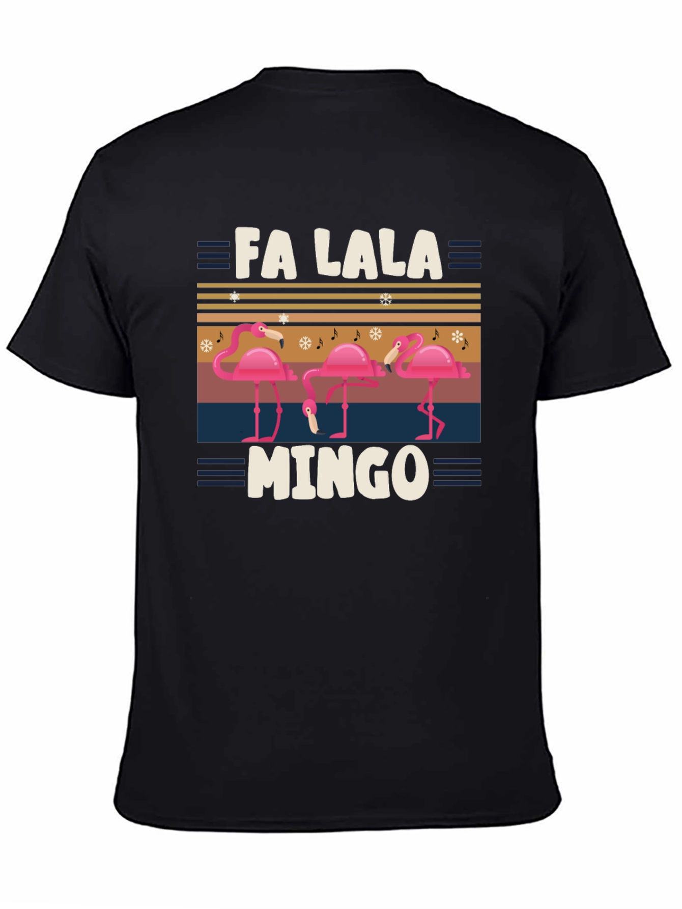 Fa La La Mingo Christmas Flamingo T-Shirt