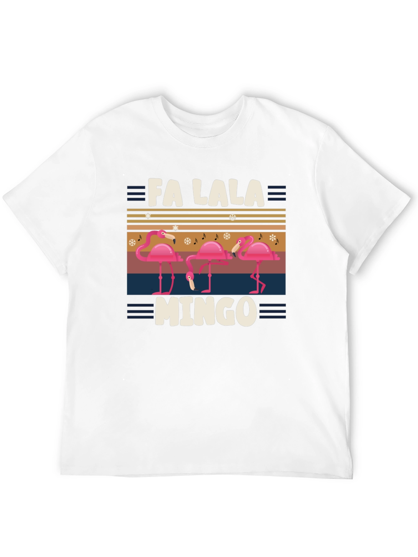 Fa La La Mingo Christmas Flamingo T-Shirt