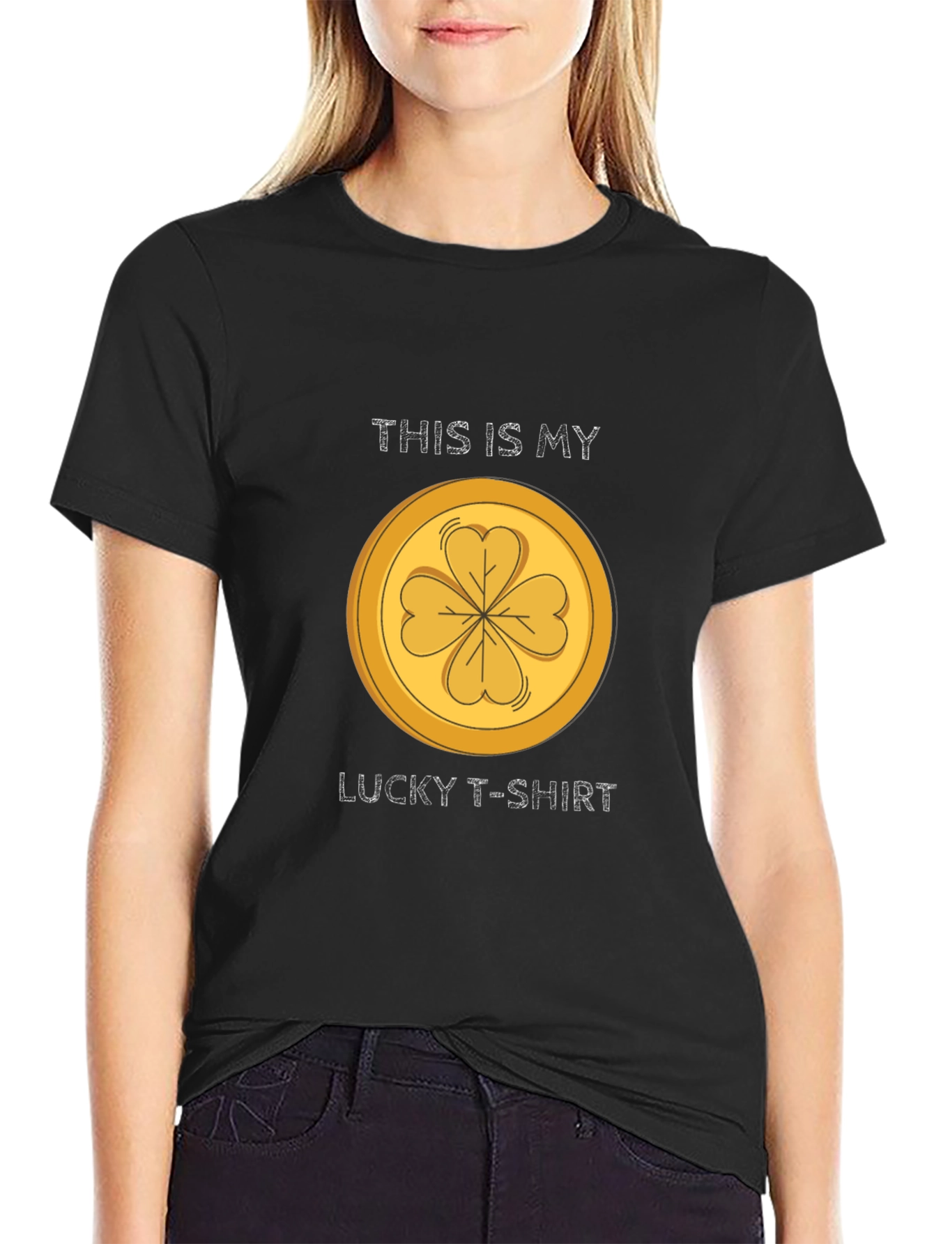 Lucky T-Shirt: St. Patricks Day Clover