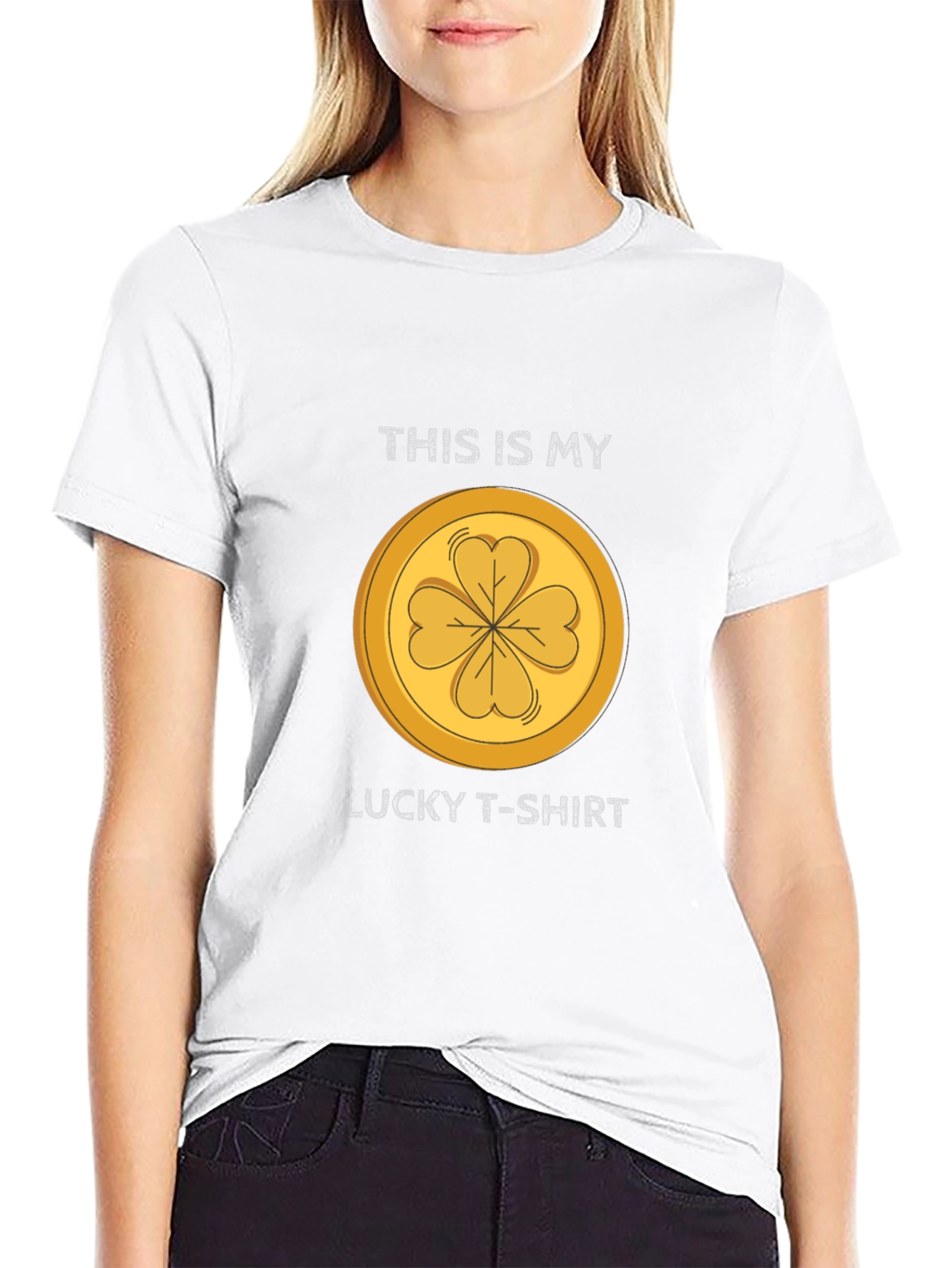 Lucky T-Shirt: St. Patricks Day Clover