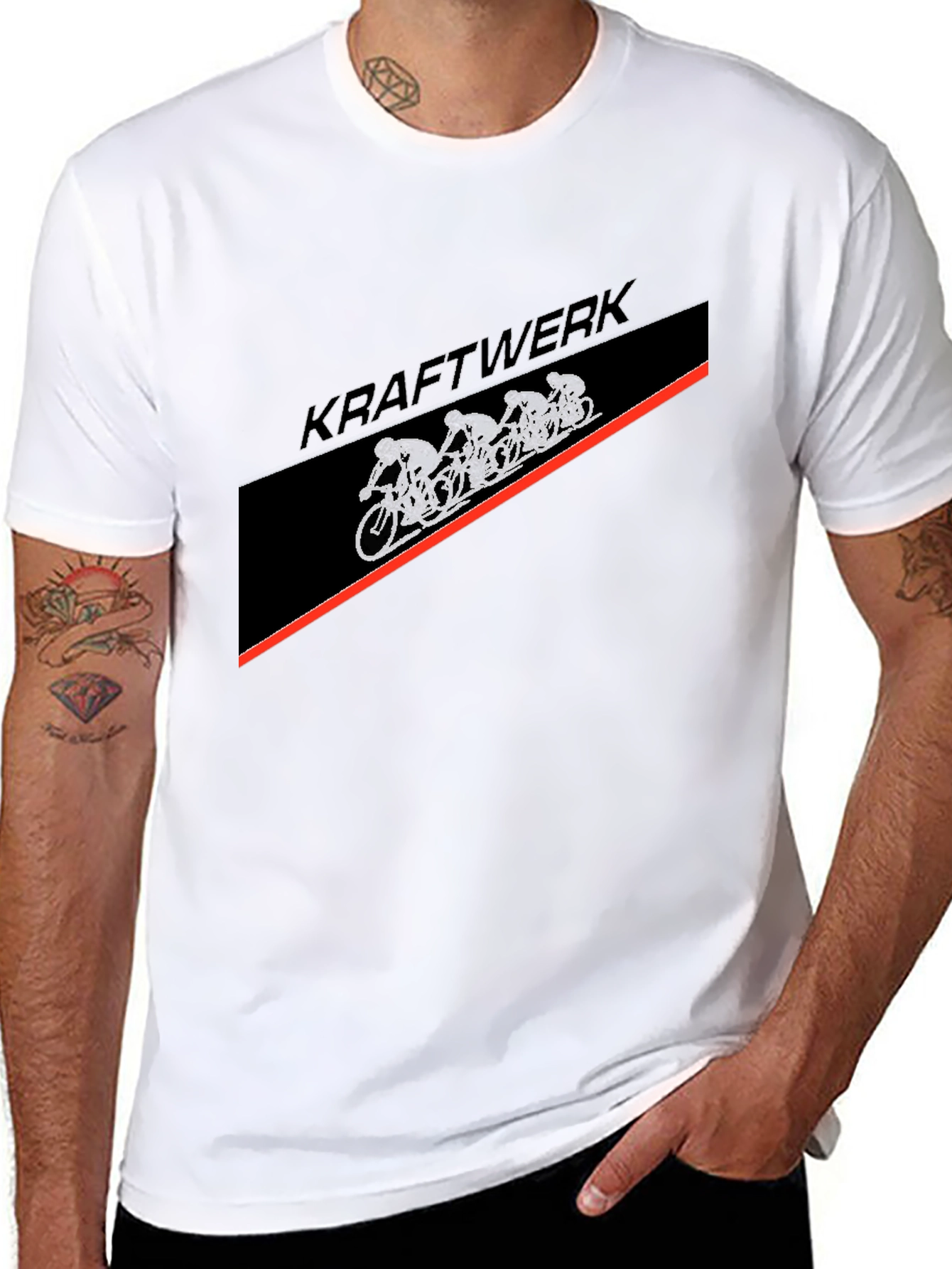 Kraftwerk Cycling Team T-Shirt - Black Graphic Tee