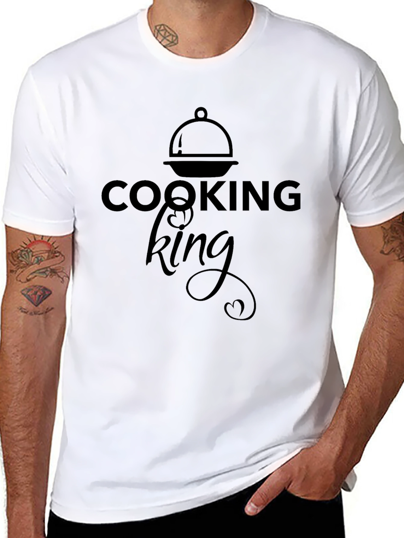 Cooking King Black T-Shirt