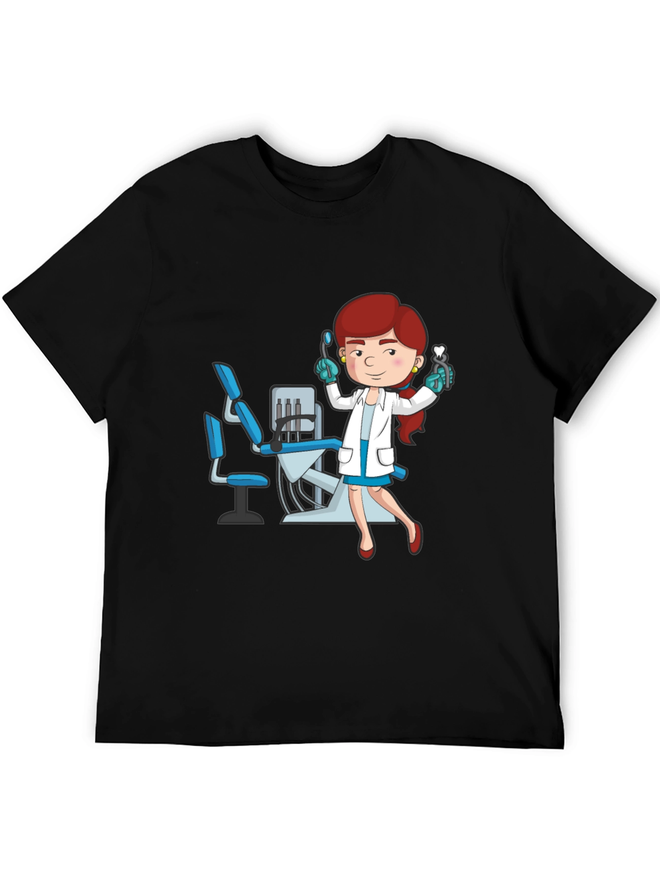 Dentist Cartoon Graphic T-Shirt