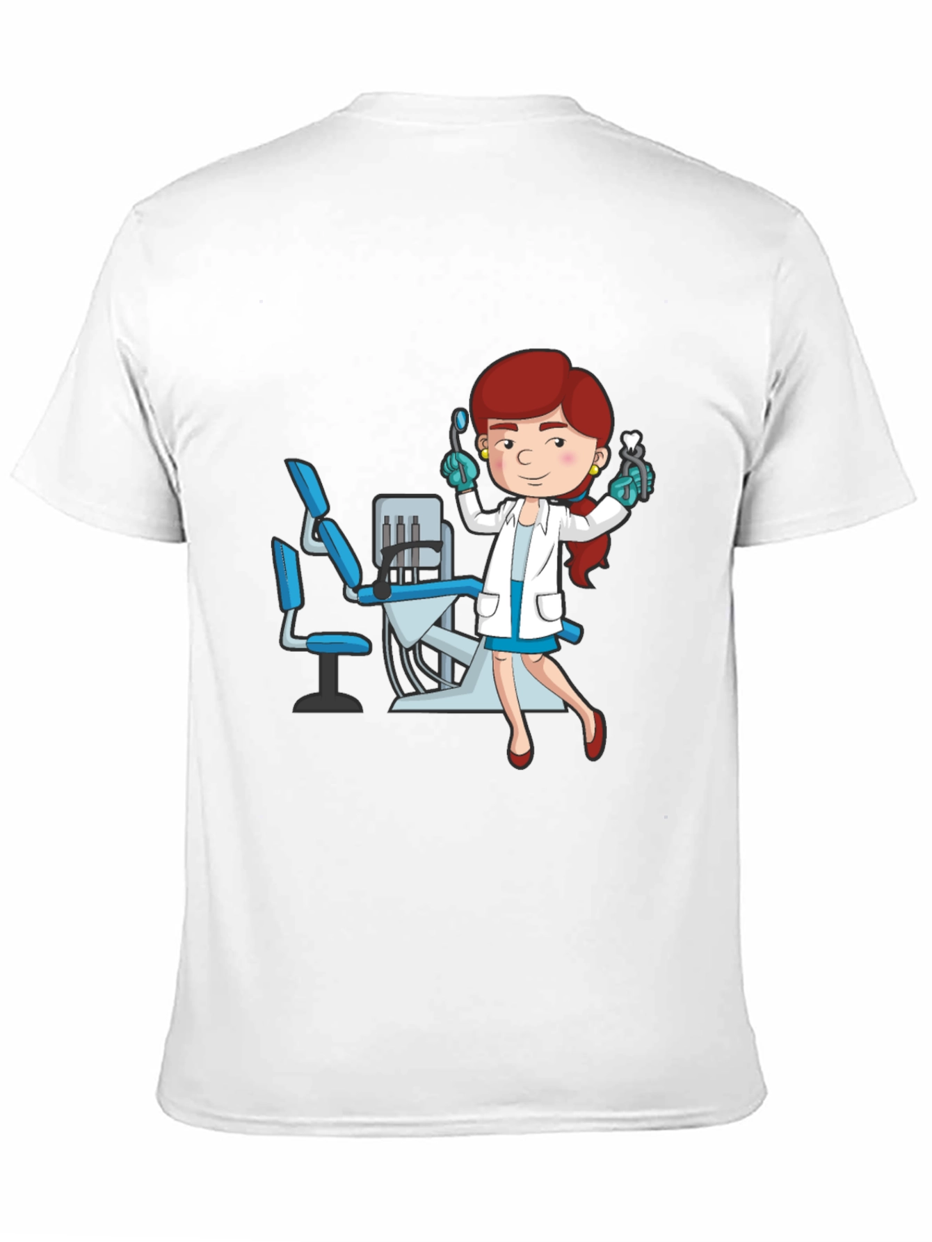 Dentist Cartoon Graphic T-Shirt