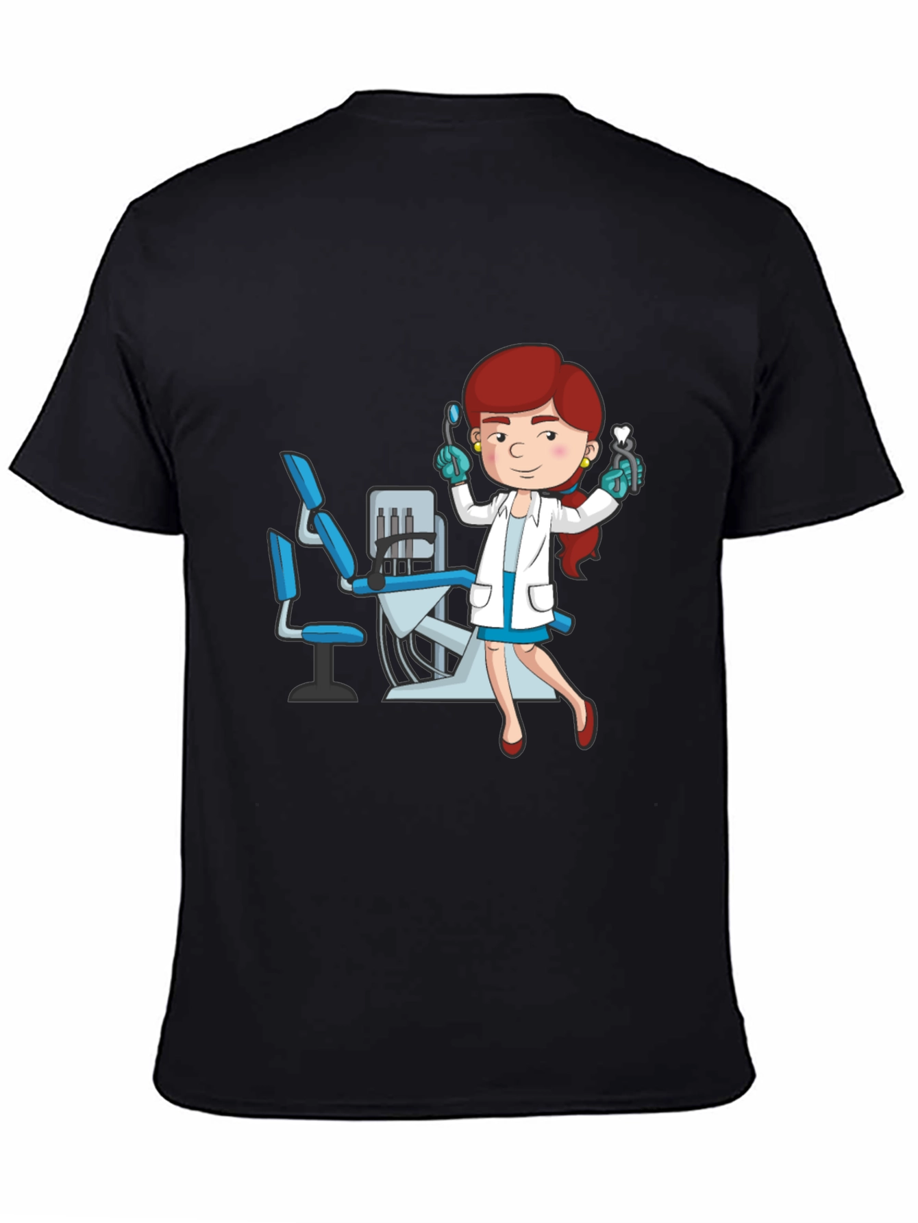 Dentist Cartoon Graphic T-Shirt