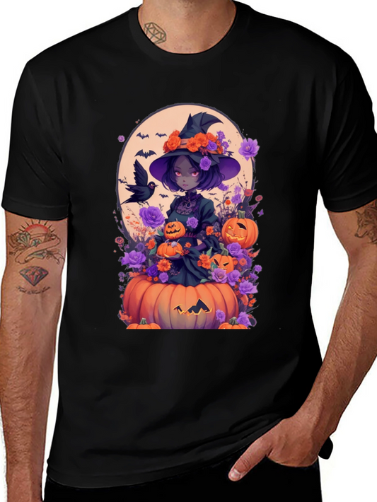 Halloween Witch Anime Tee