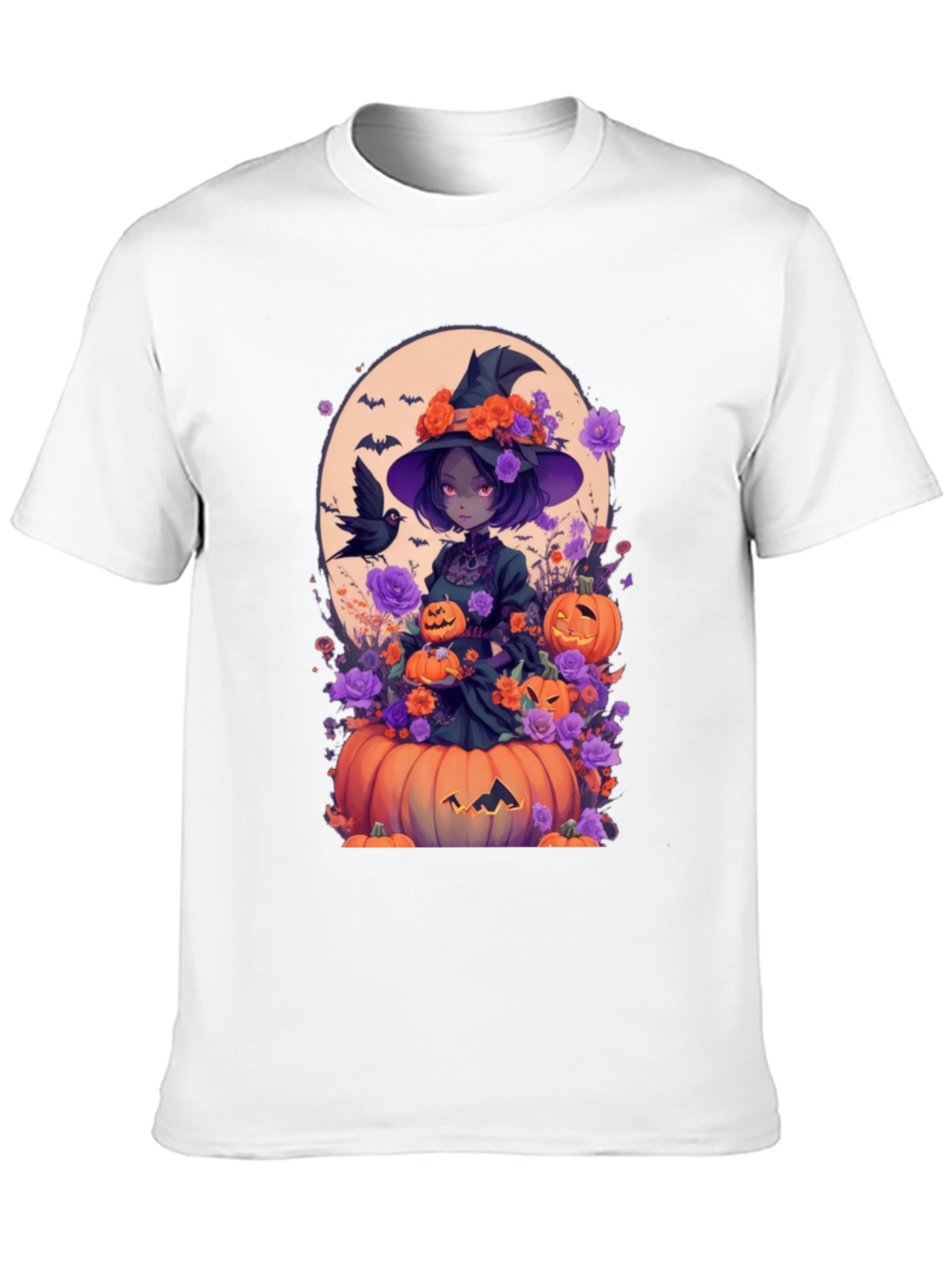 Halloween Witch Anime Tee