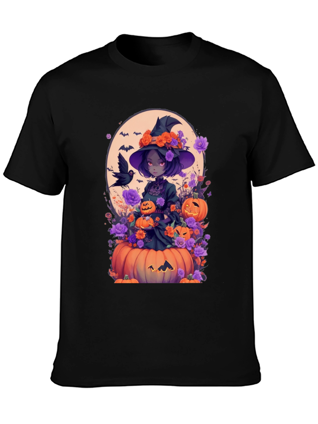 Halloween Witch Anime Tee