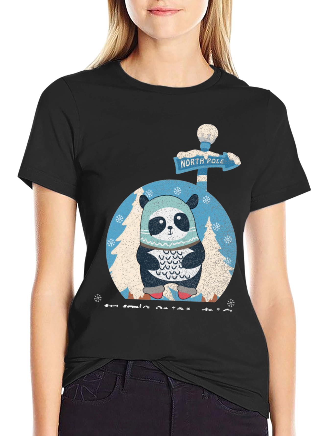 Winter Panda Graphic Tee