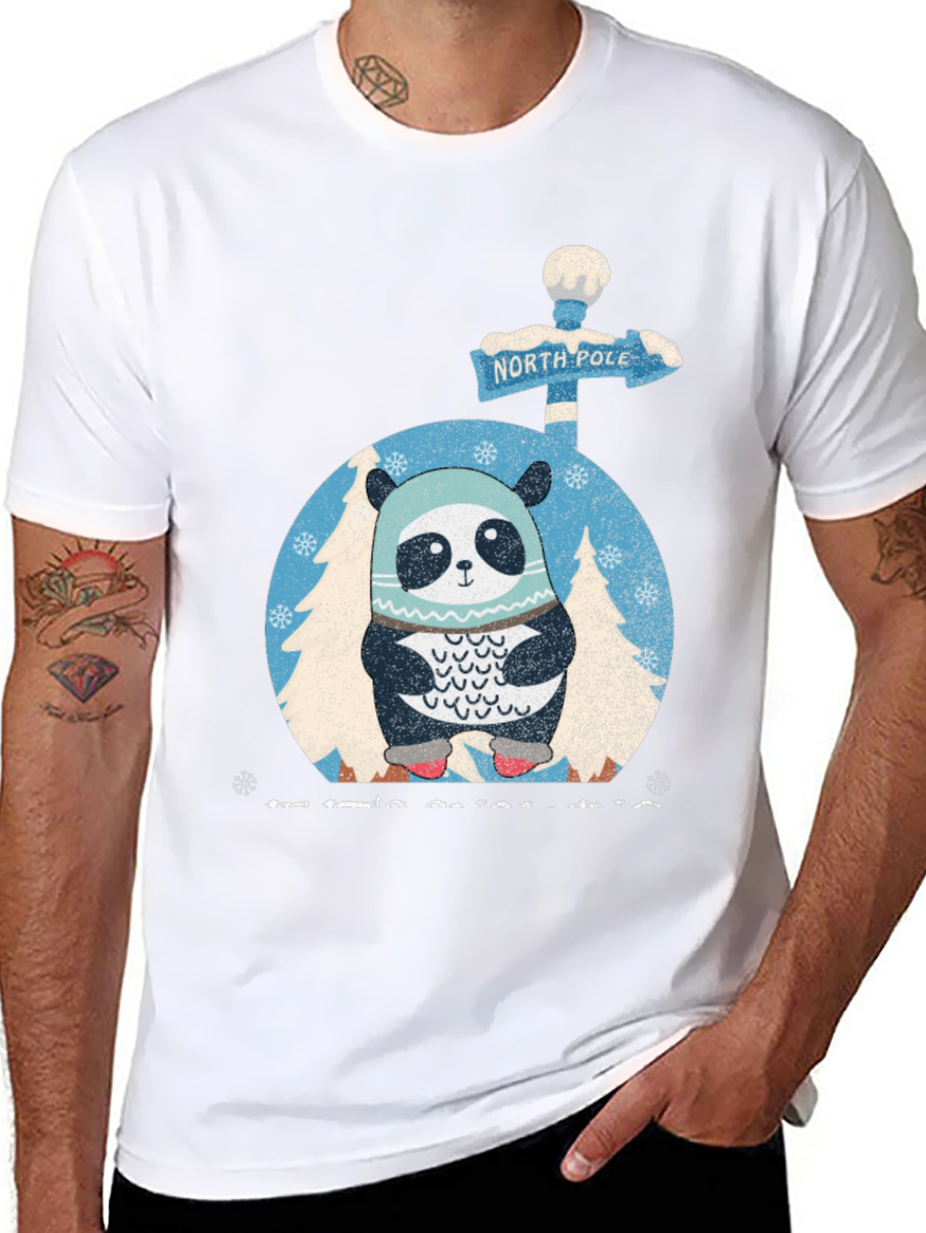 Winter Panda Graphic Tee