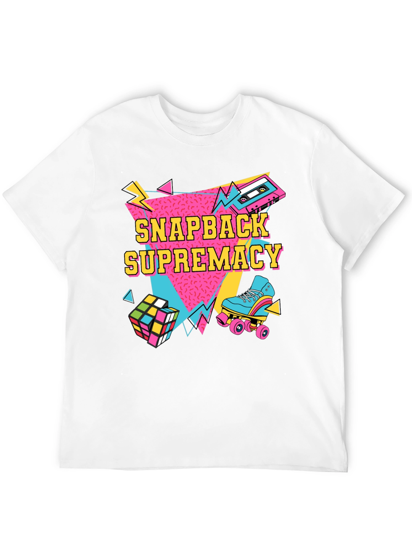 Retro Snapback Supremacy T-Shirt - 80s Throwback Style