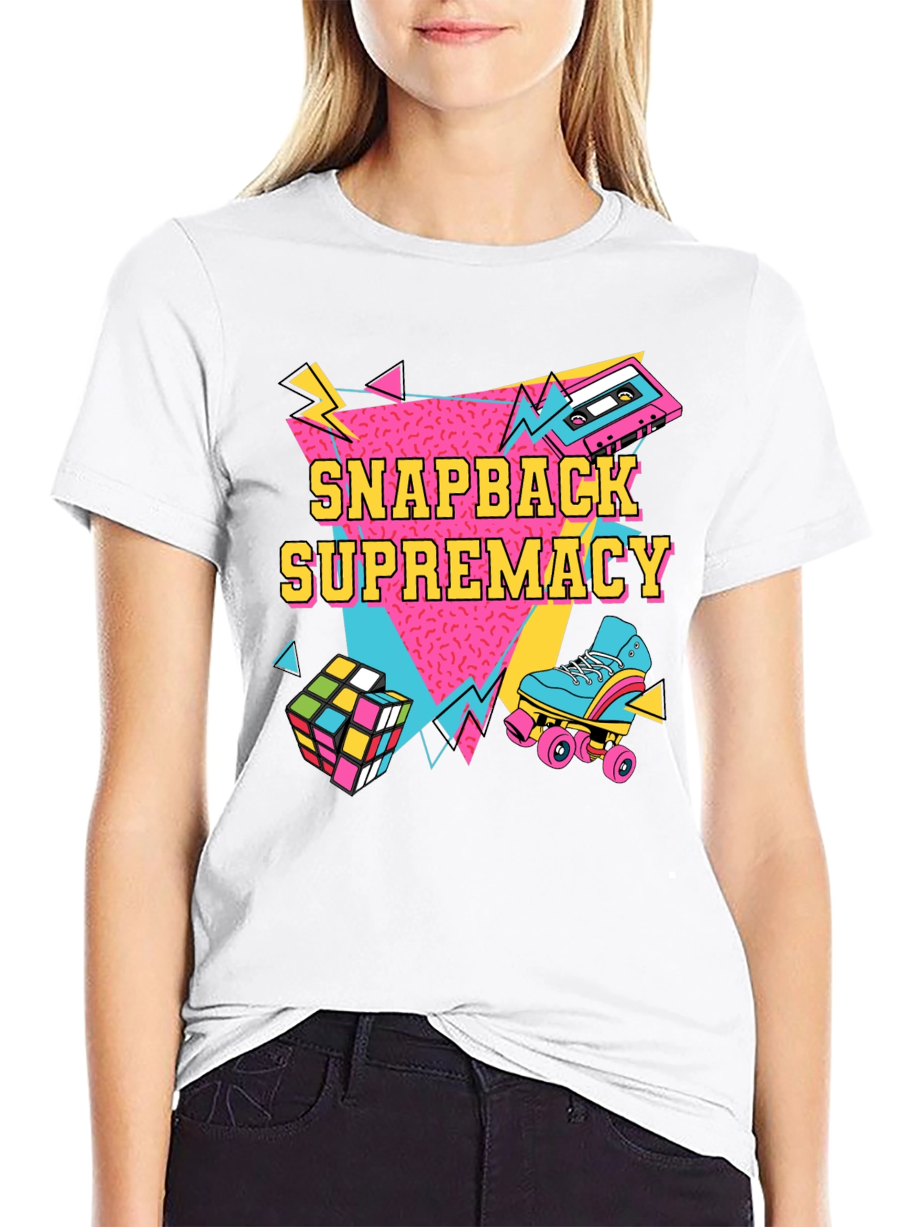 Retro Snapback Supremacy T-Shirt - 80s Throwback Style
