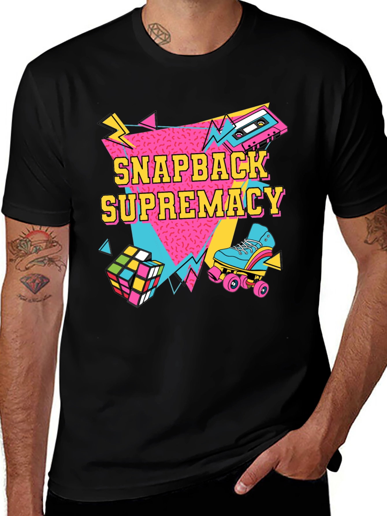 Retro Snapback Supremacy T-Shirt - 80s Throwback Style