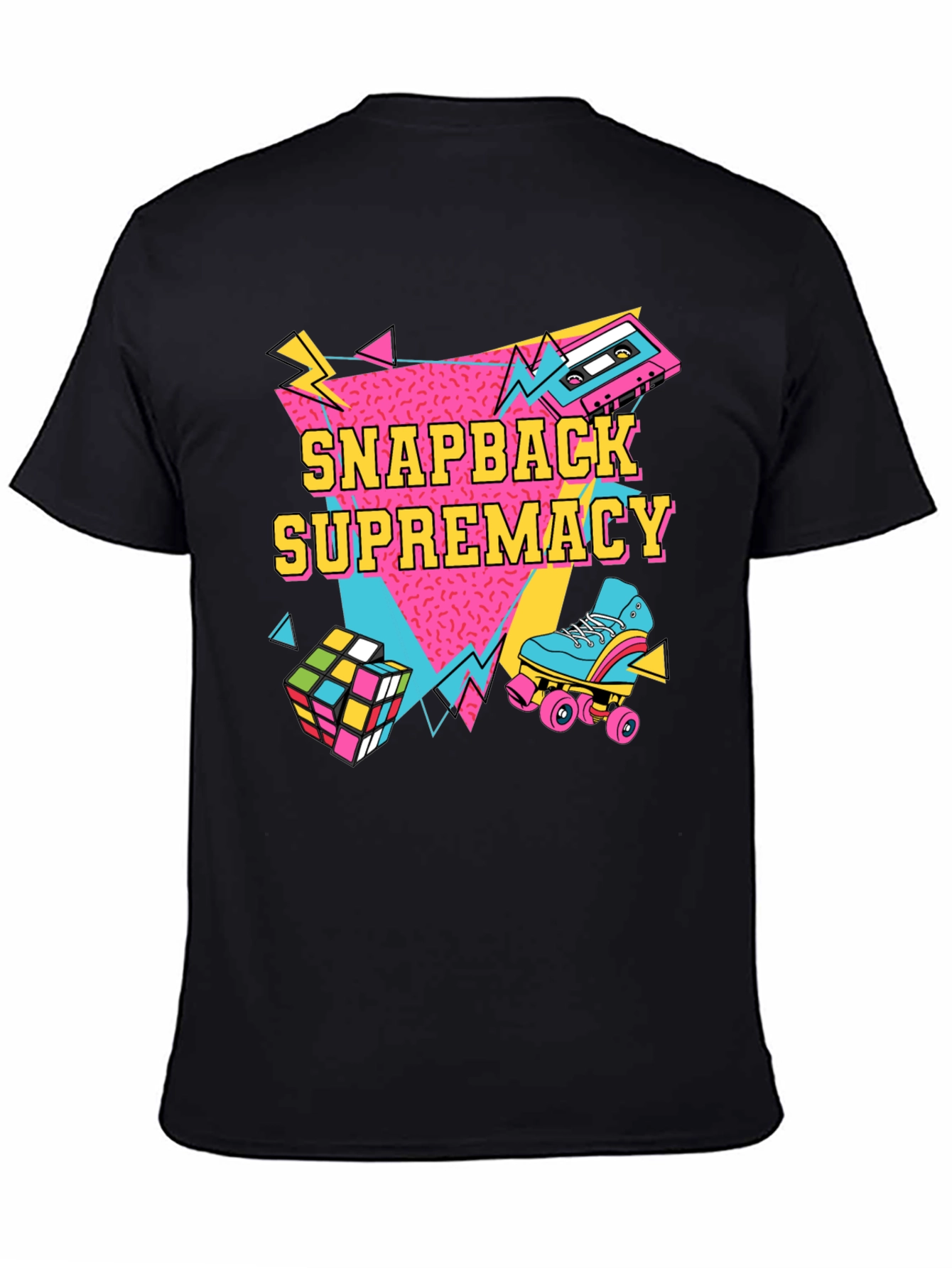 Retro Snapback Supremacy T-Shirt - 80s Throwback Style