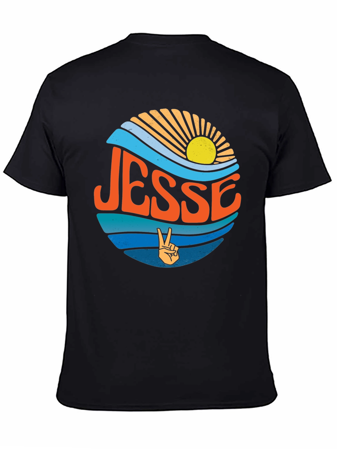 Retro Jesse Peace Sign T-Shirt