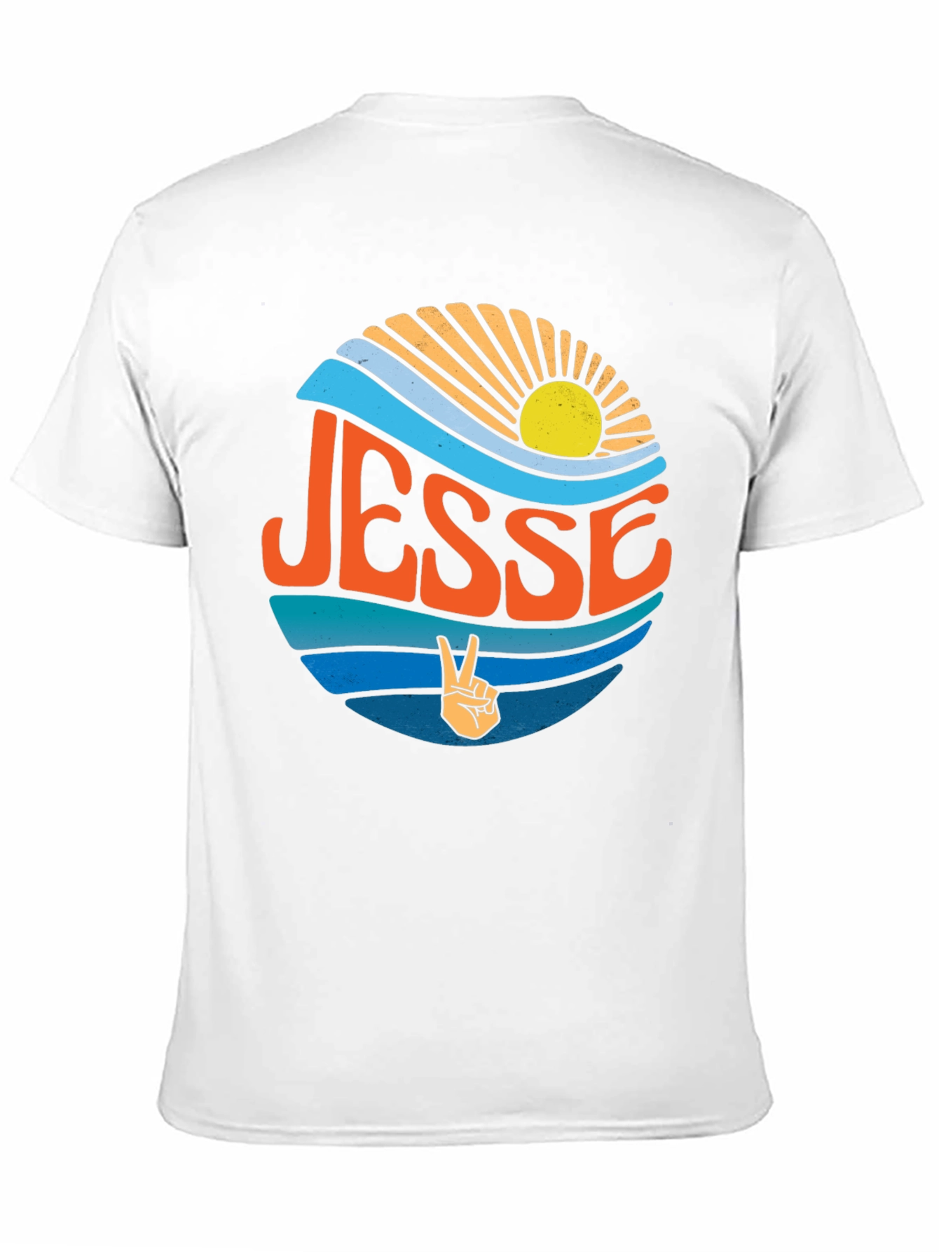 Retro Jesse Peace Sign T-Shirt