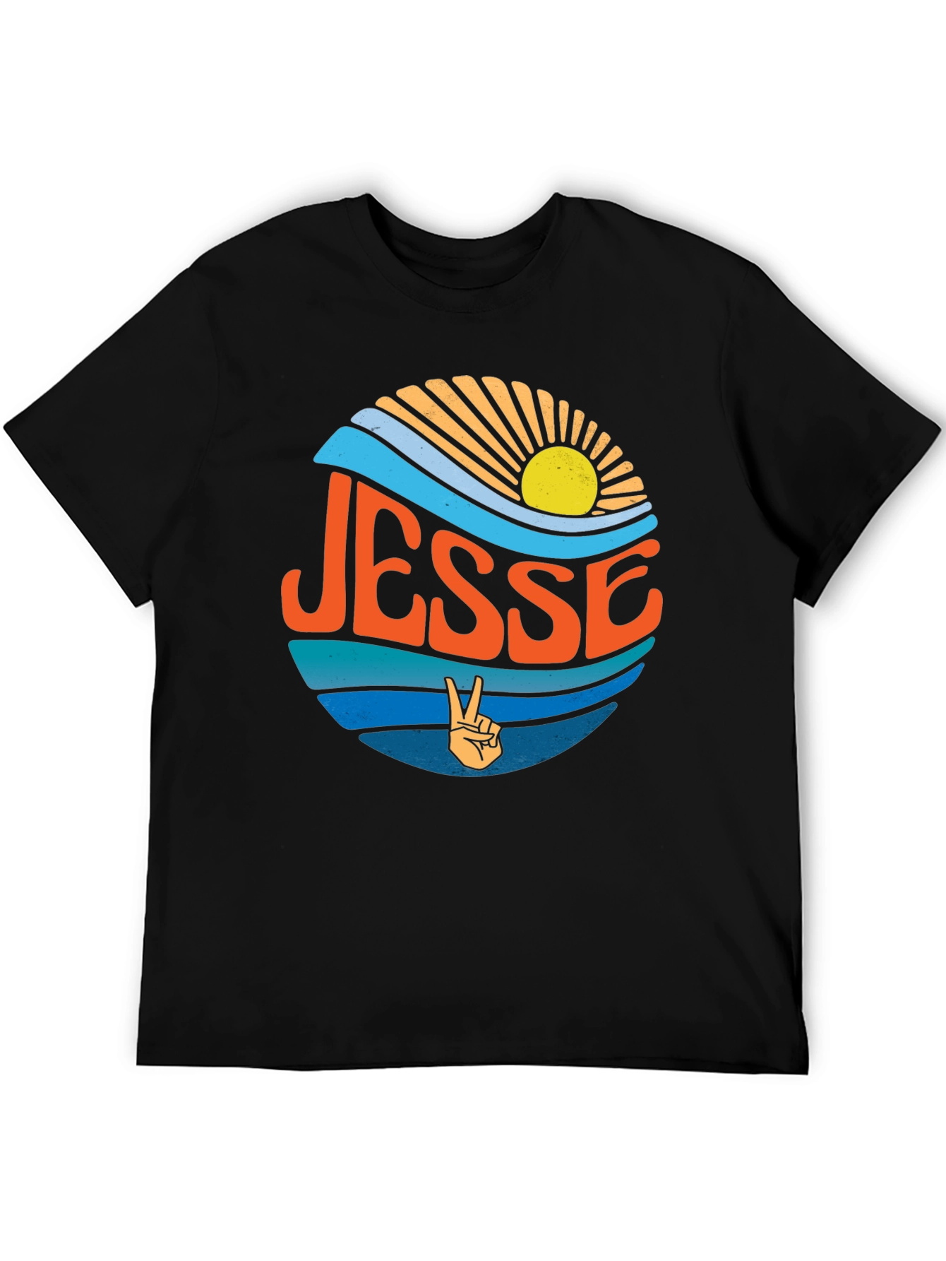 Retro Jesse Peace Sign T-Shirt