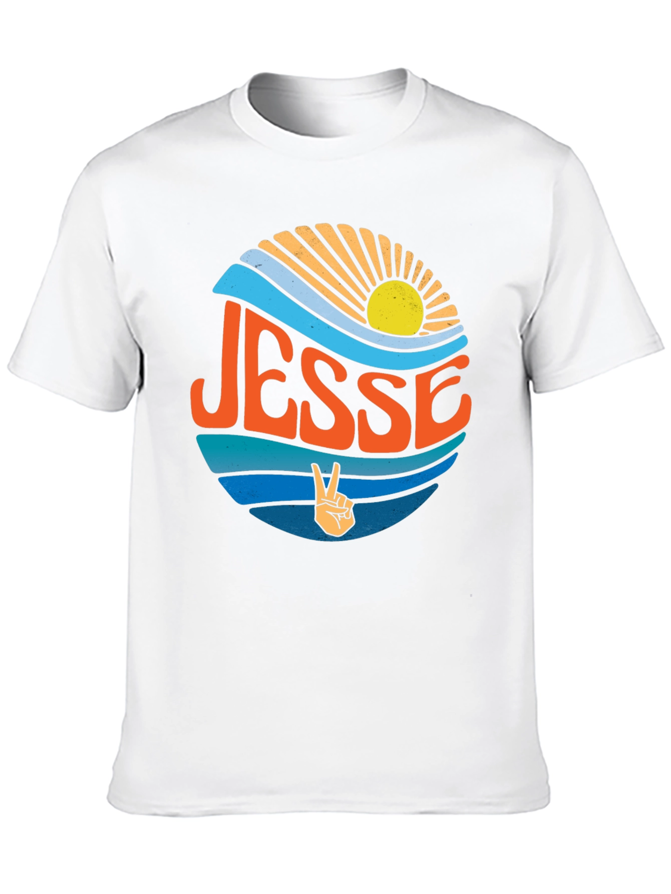 Retro Jesse Peace Sign T-Shirt