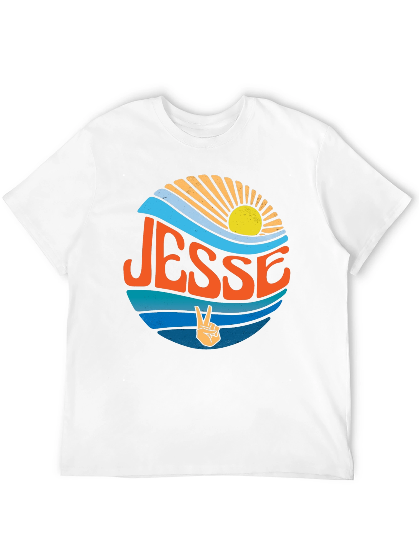 Retro Jesse Peace Sign T-Shirt