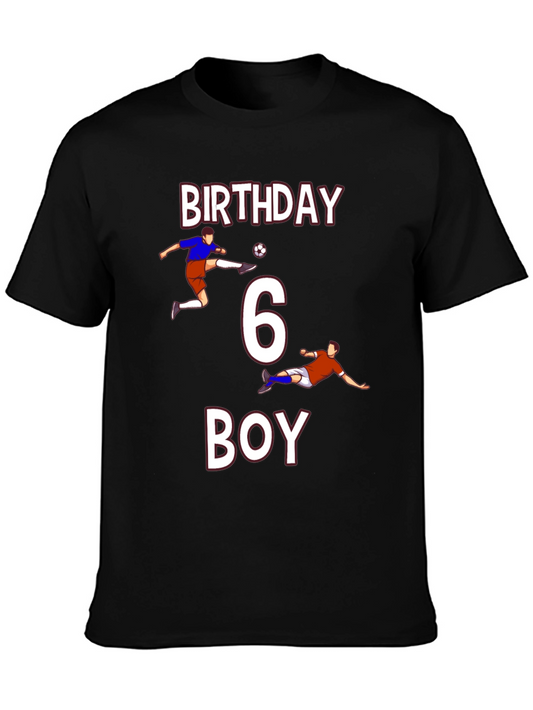 Birthday Boy 6 Soccer T-Shirt