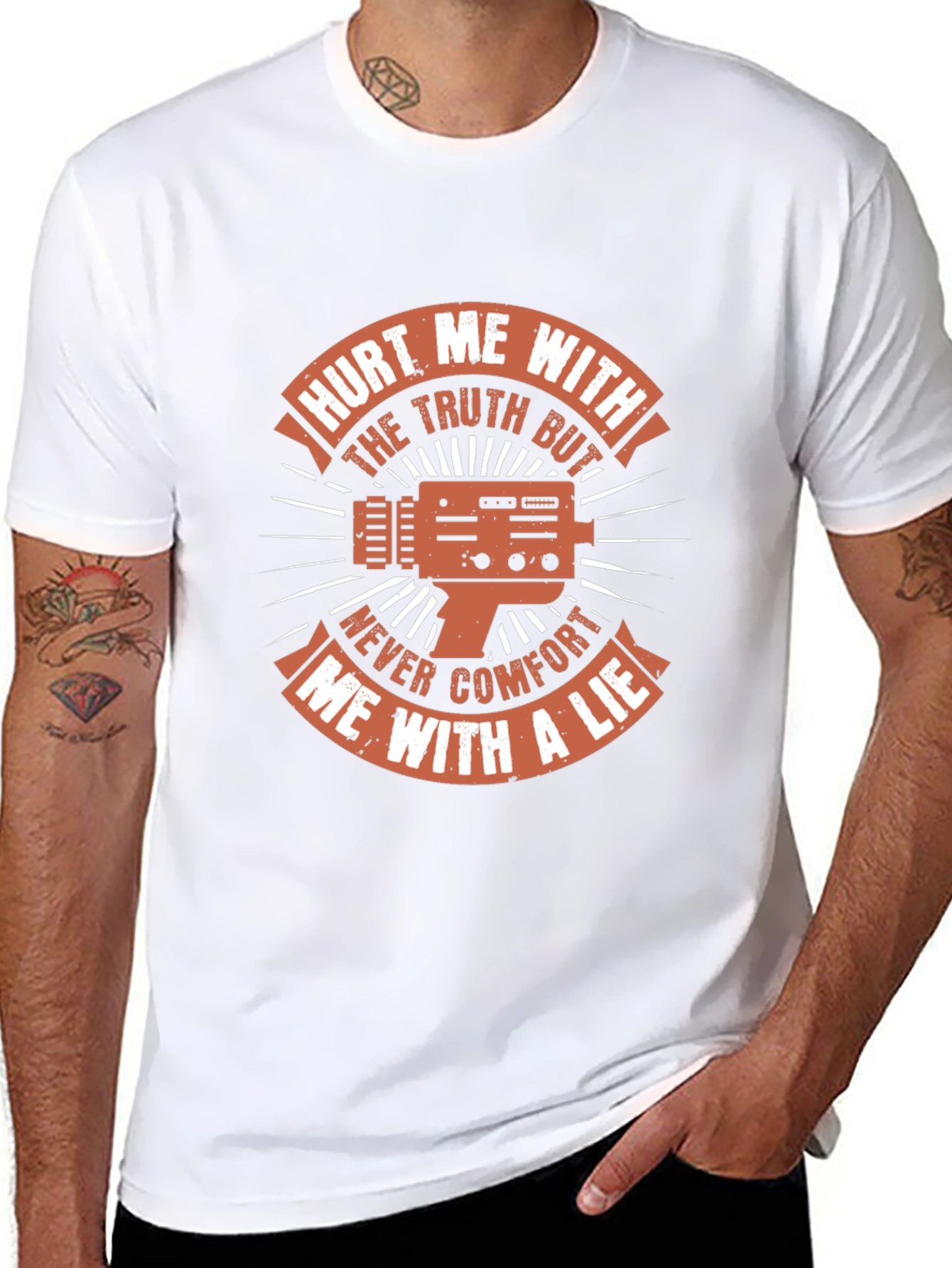 Hurt Me With The Truth Black T-Shirt
