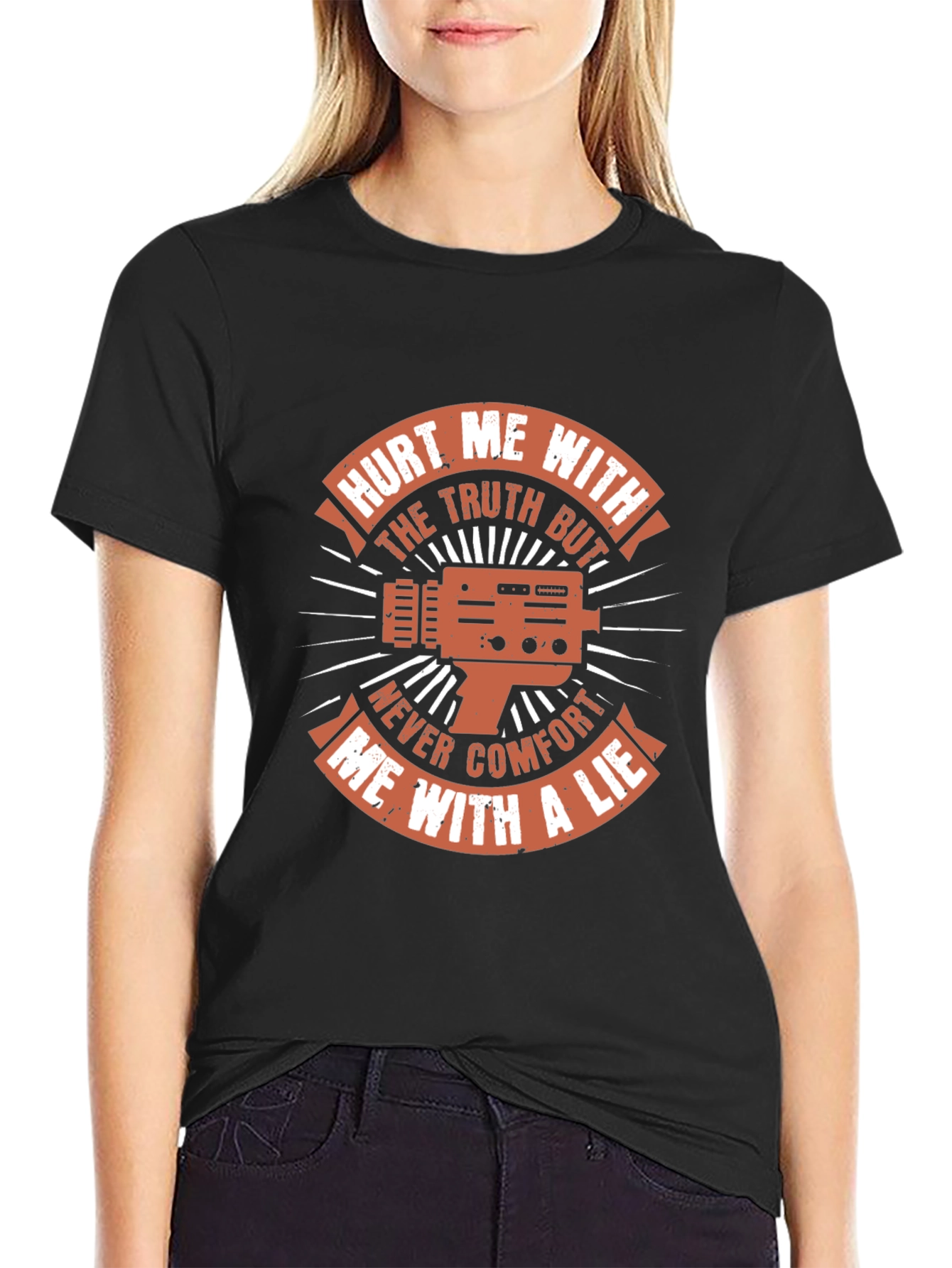 Hurt Me With The Truth Black T-Shirt