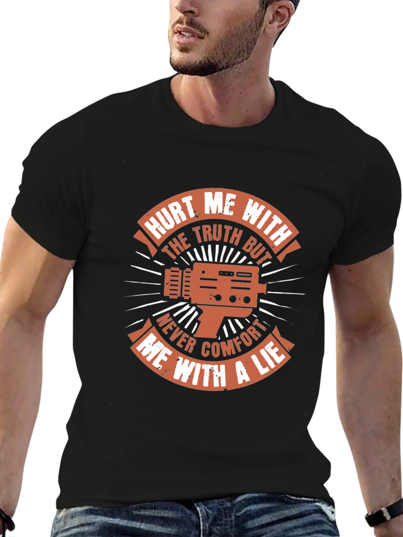 Hurt Me With The Truth Black T-Shirt