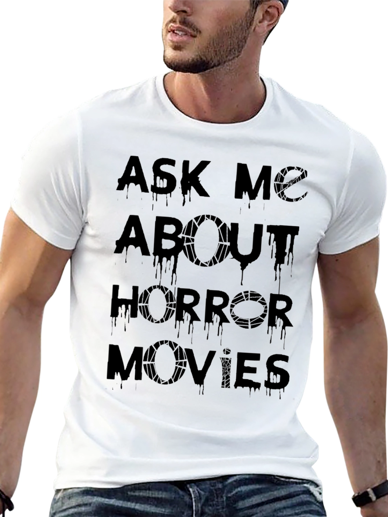 Ask Me About Horror Movies Graphic T-Shirt