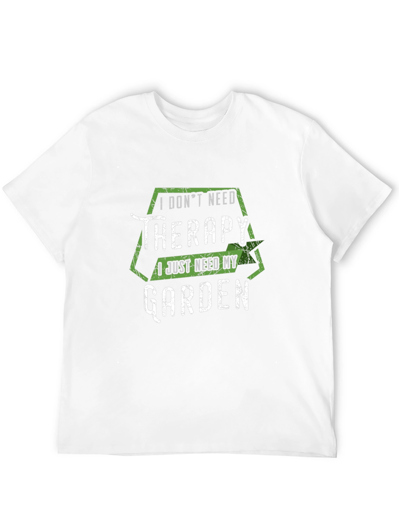 Funny Garden Therapy T-Shirt - Black