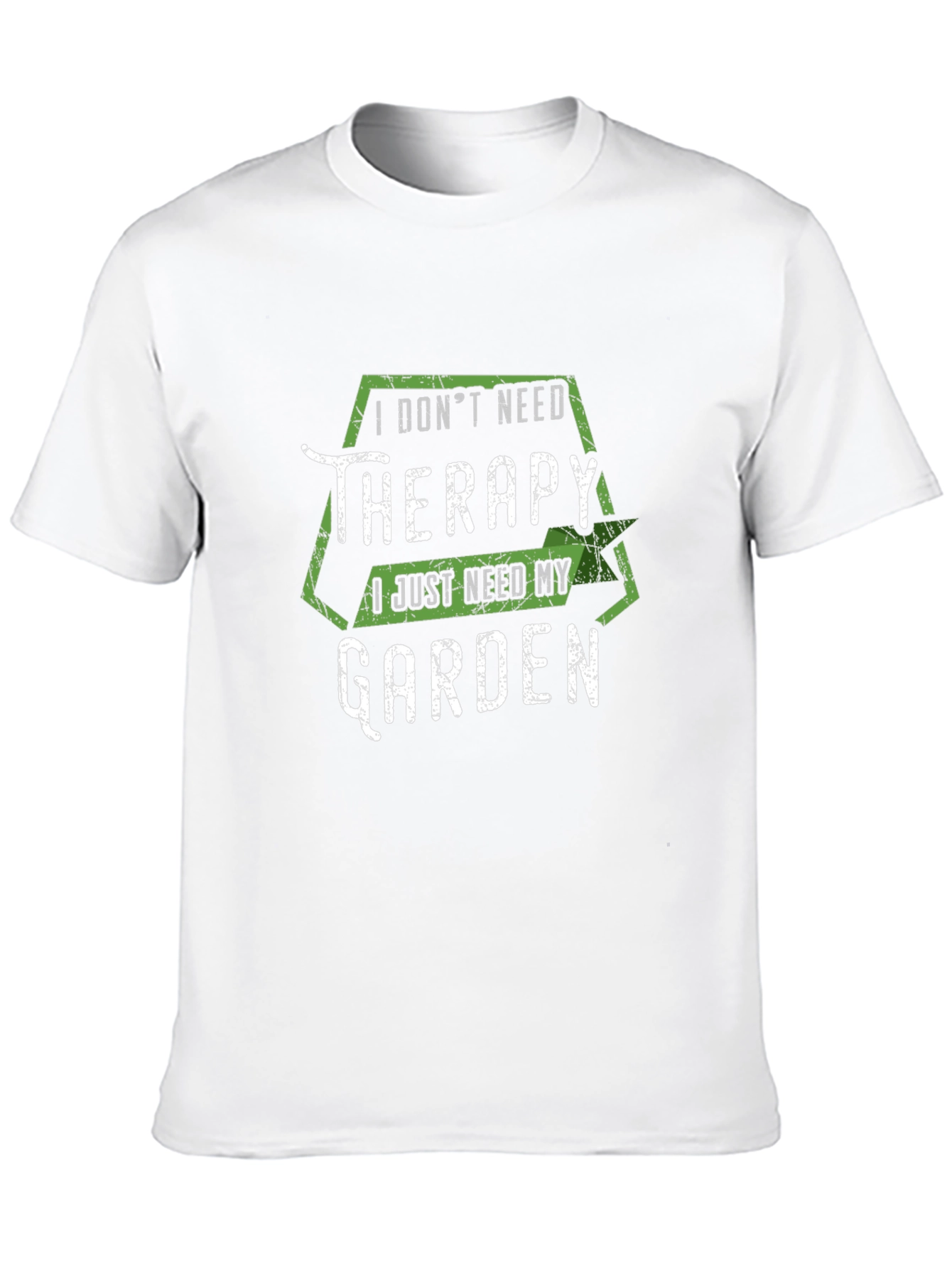 Funny Garden Therapy T-Shirt - Black