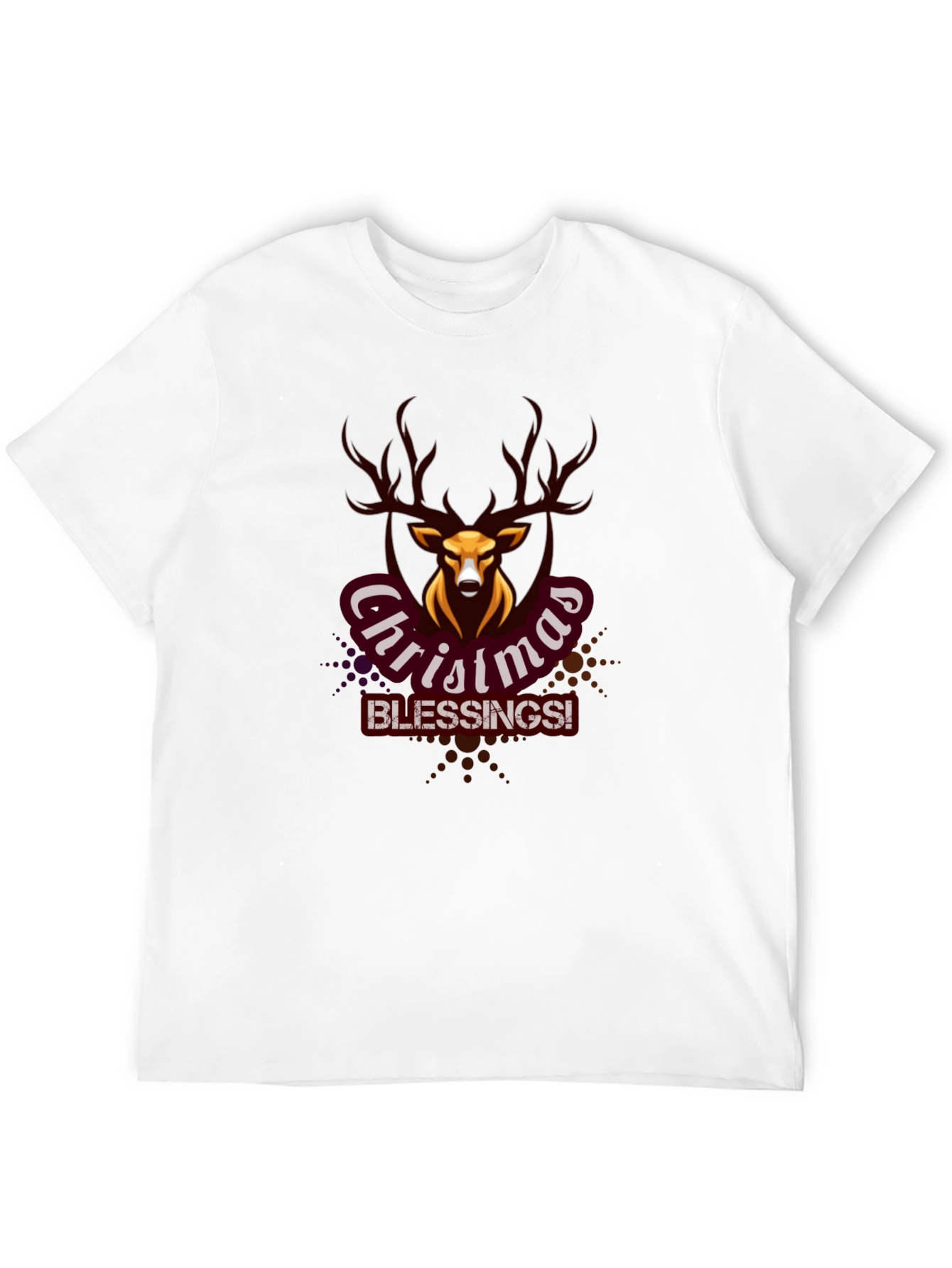 Christmas Blessings Deer Graphic Tee