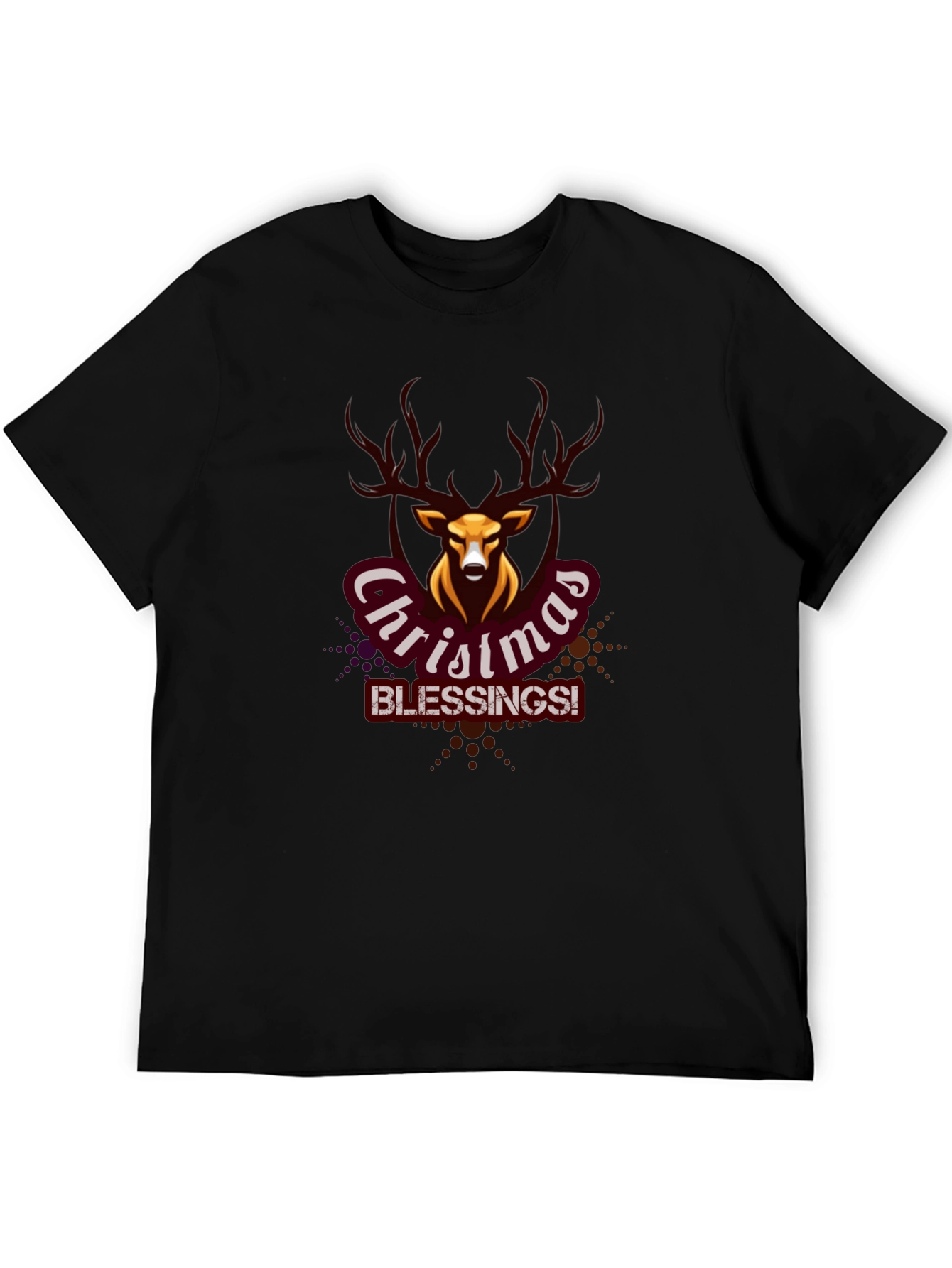 Christmas Blessings Deer Graphic Tee