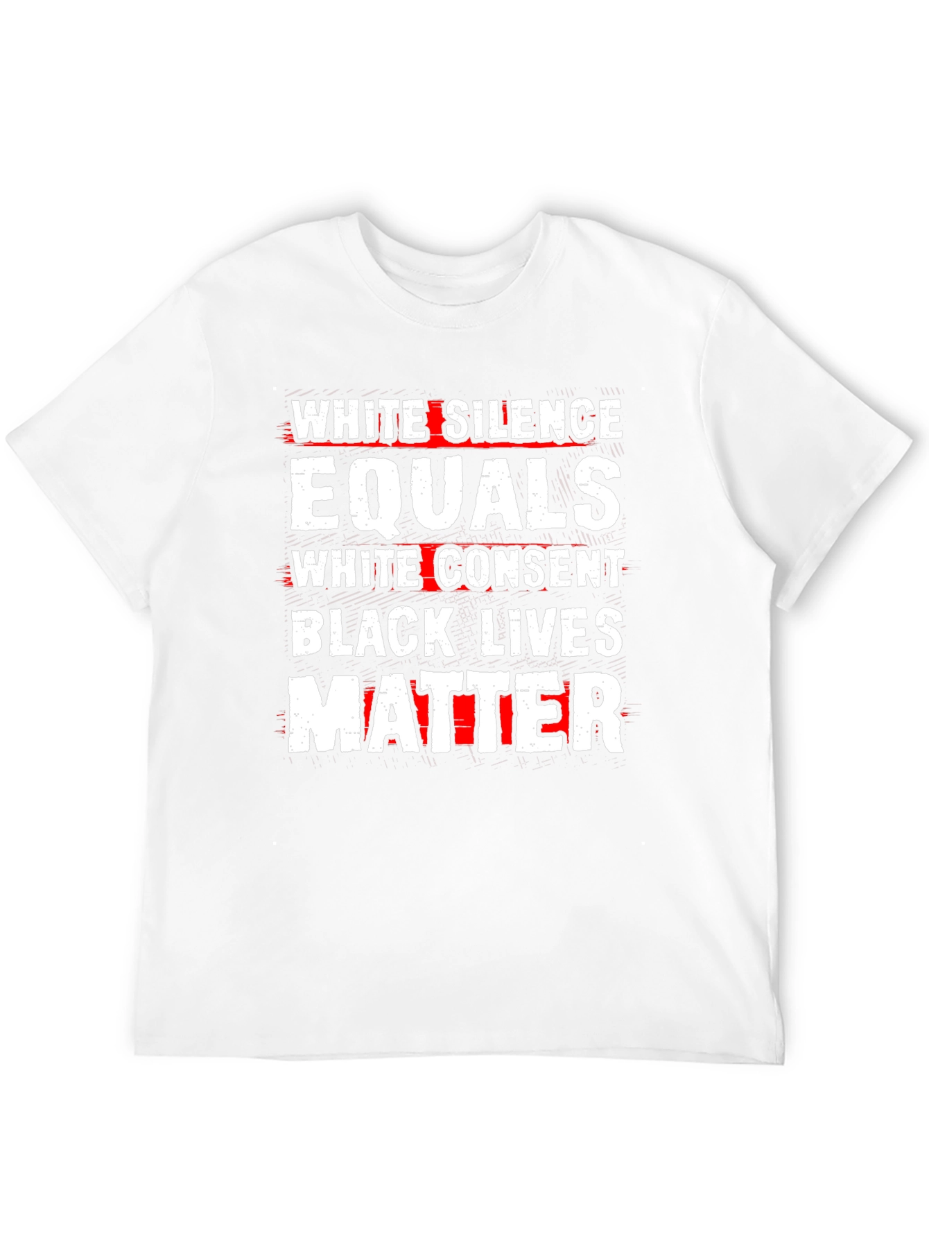 Black Lives Matter T-Shirt - White Silence Equals Consent
