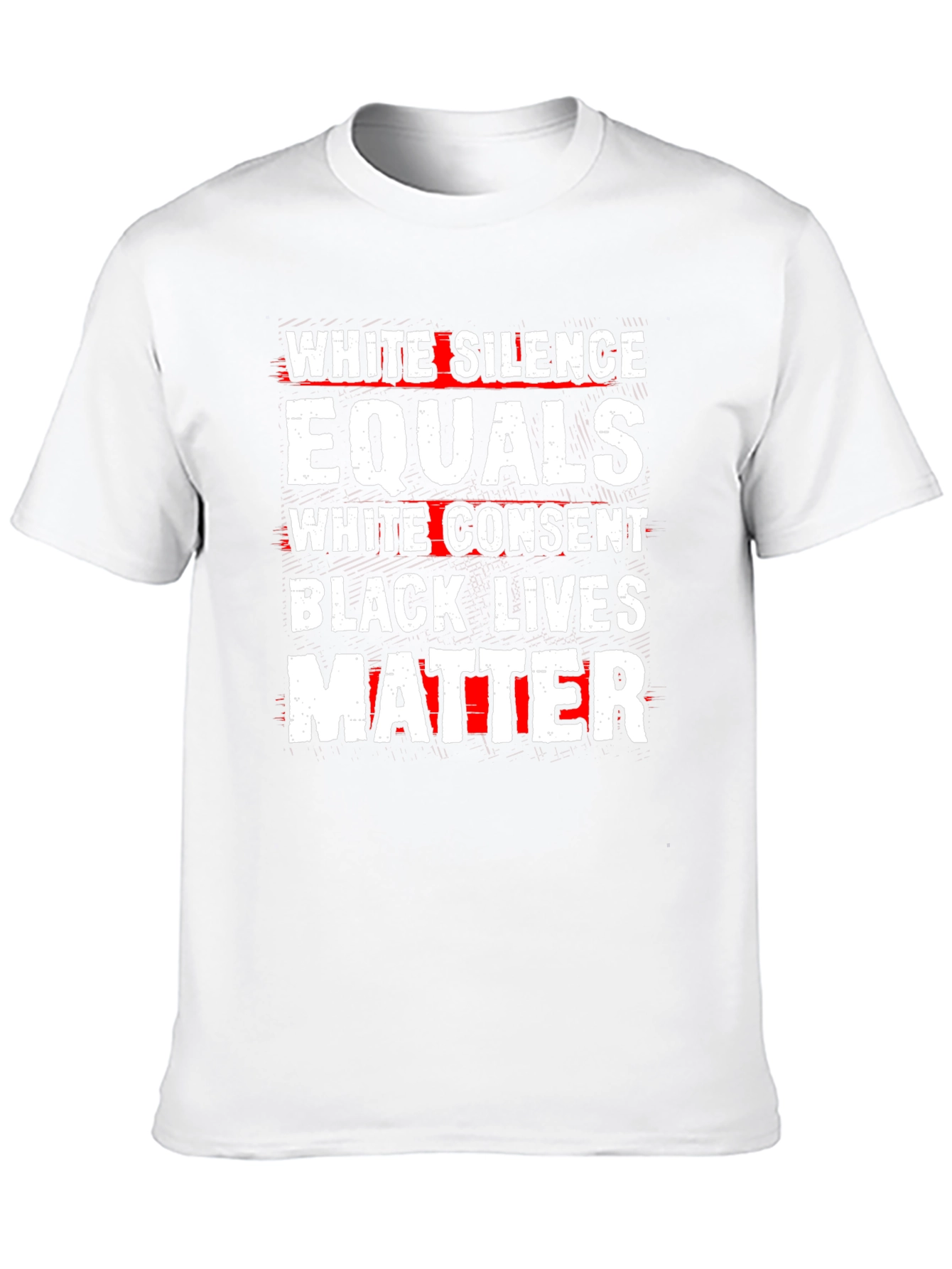 Black Lives Matter T-Shirt - White Silence Equals Consent