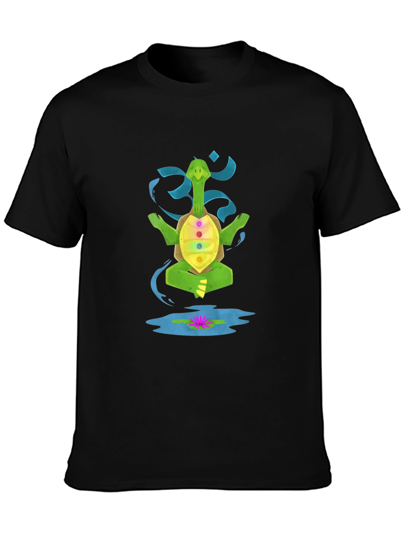 Meditating Turtle Chakra T-Shirt