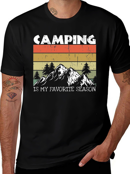 Camping is My Favorite Season Graphic T-Shirt
