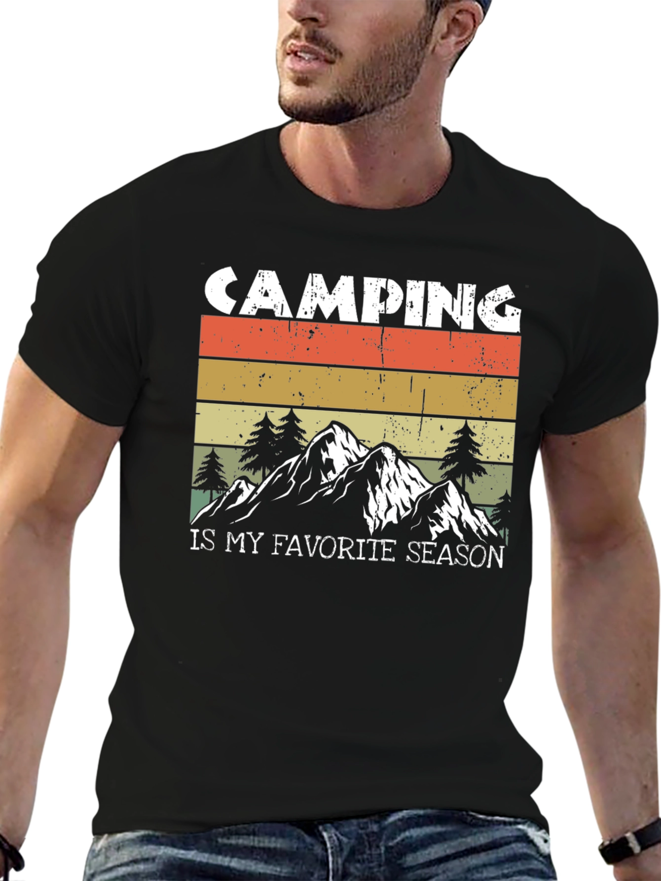 Camping is My Favorite Season Graphic T-Shirt