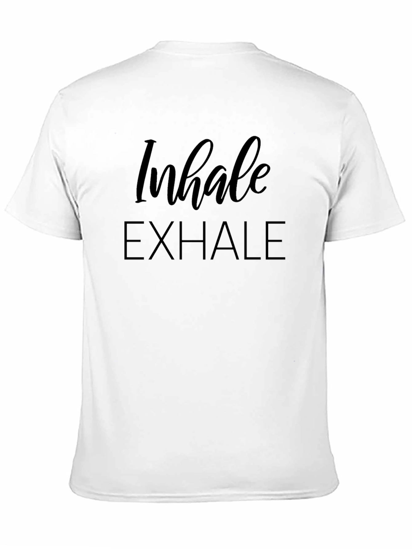 Inhale Exhale Graphic Tee - Relax and Breathe