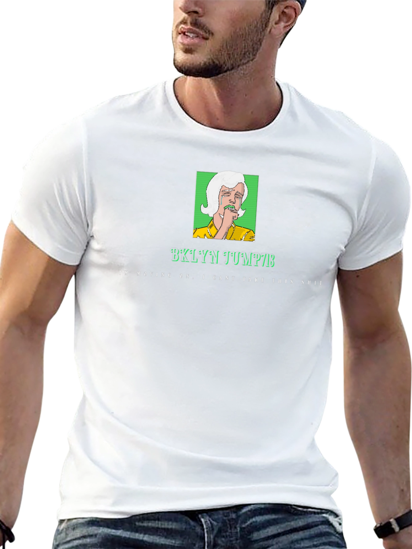 BKLYN JUMPB T-Shirt - Moving On Graphic Print