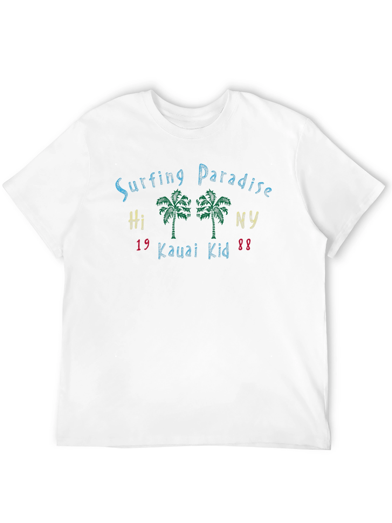 Surfing Paradise Tee - Kauai Kid - Tropical Vibes