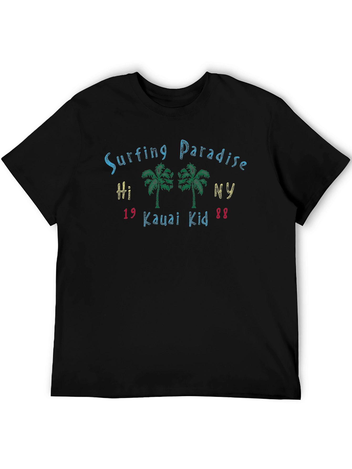 Surfing Paradise Tee - Kauai Kid - Tropical Vibes